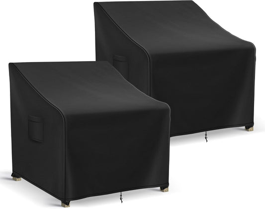 Patio Furniture Covers Waterproof for Chairs, Lawn Outdoor Chair Covers 2 Pack, Patio Chair Covers