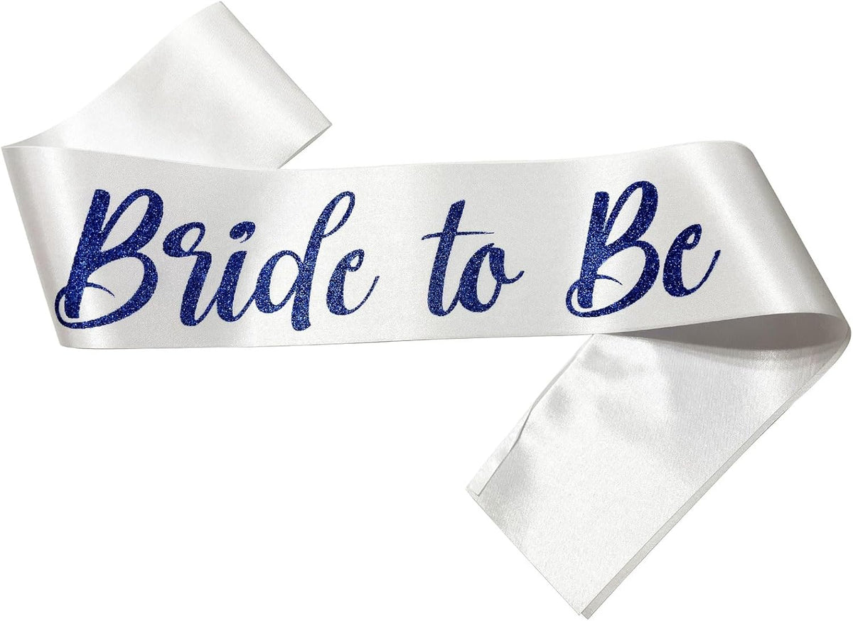 Bride to Be Sash Blue, Bride Sash Bachelorette Party Bridal Shower Sashes Bachelor Decorations Just