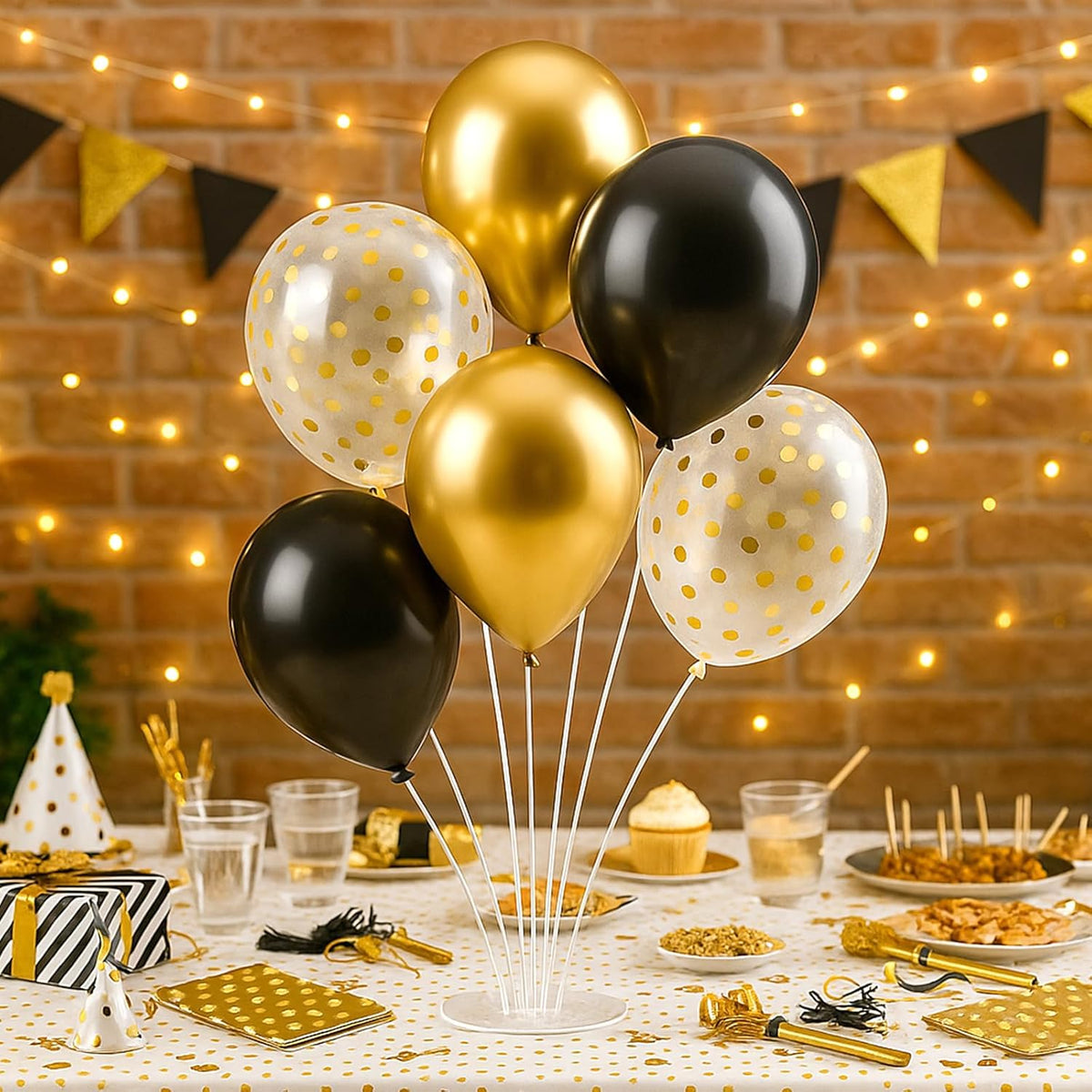 6pcs Balloon Stands Kit Table Centerpiece Table Decorations for Anniversary Birthday Wedding