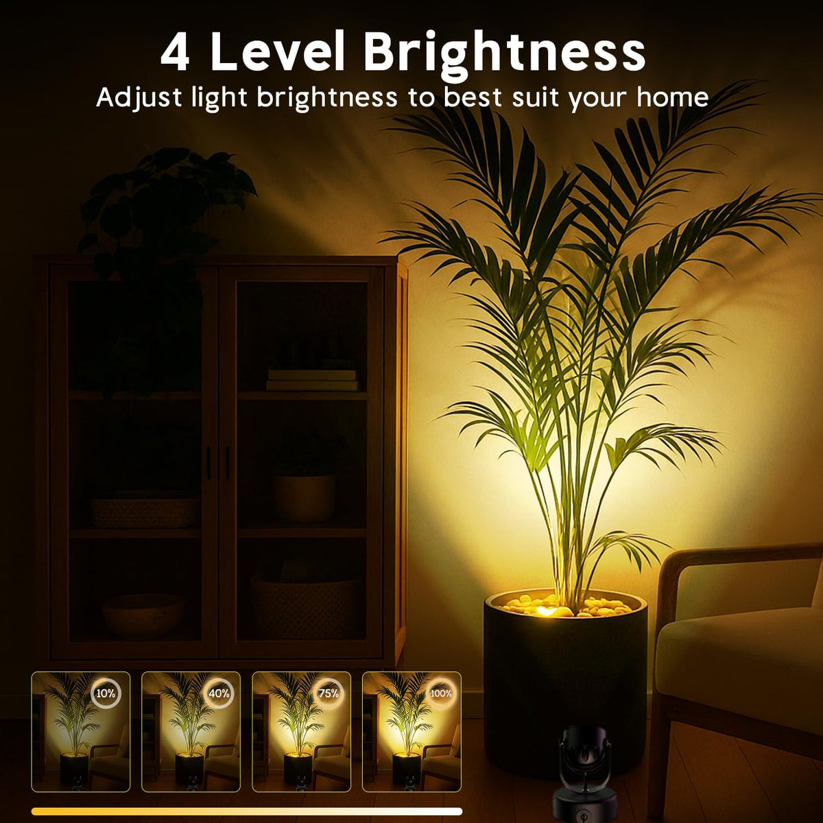 Spot Lights Indoor,7W RGBW Spotlight 16 Color Changing Up Lights Indoor with Remote Dimmable