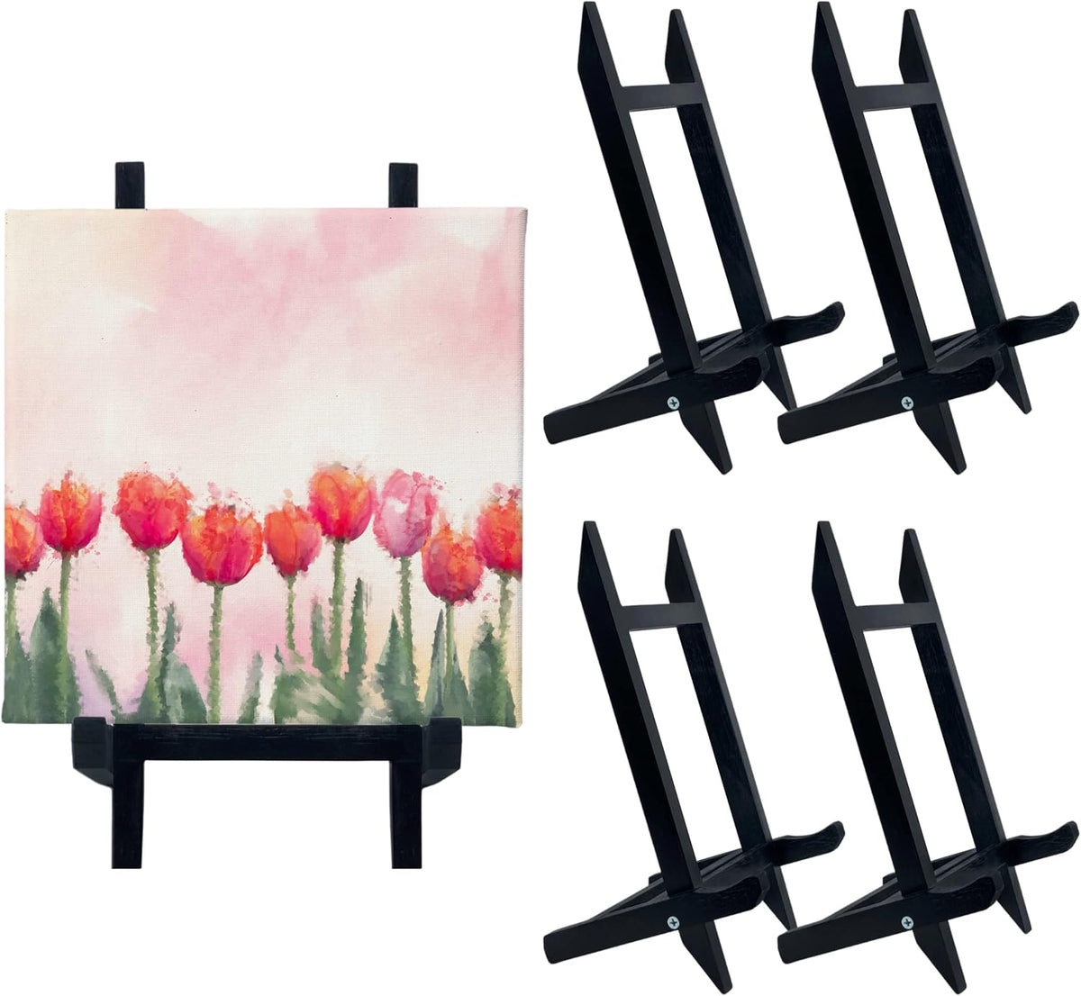 9 Inch Tabletop Easel Stand | Small Canvas Painting Display Easel Stand - Black | Canvas Paintings