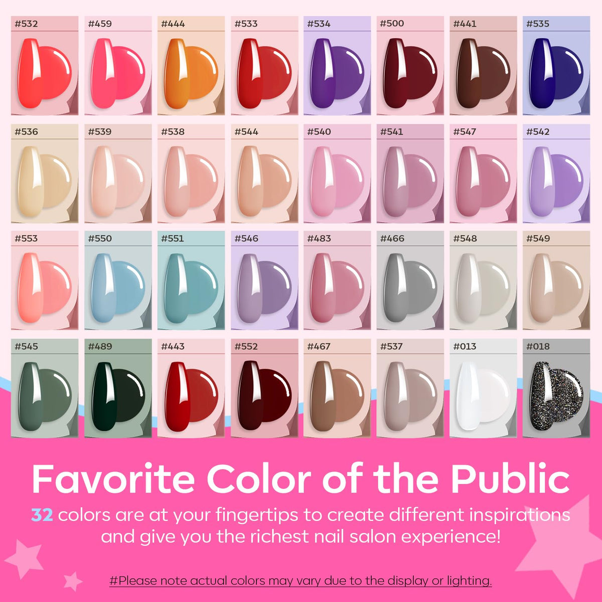 Modelones 133pcs Poly Nail Gel Kit, 32 Colors Spring Pink Pastel Poly Extension Gel kit with Nail