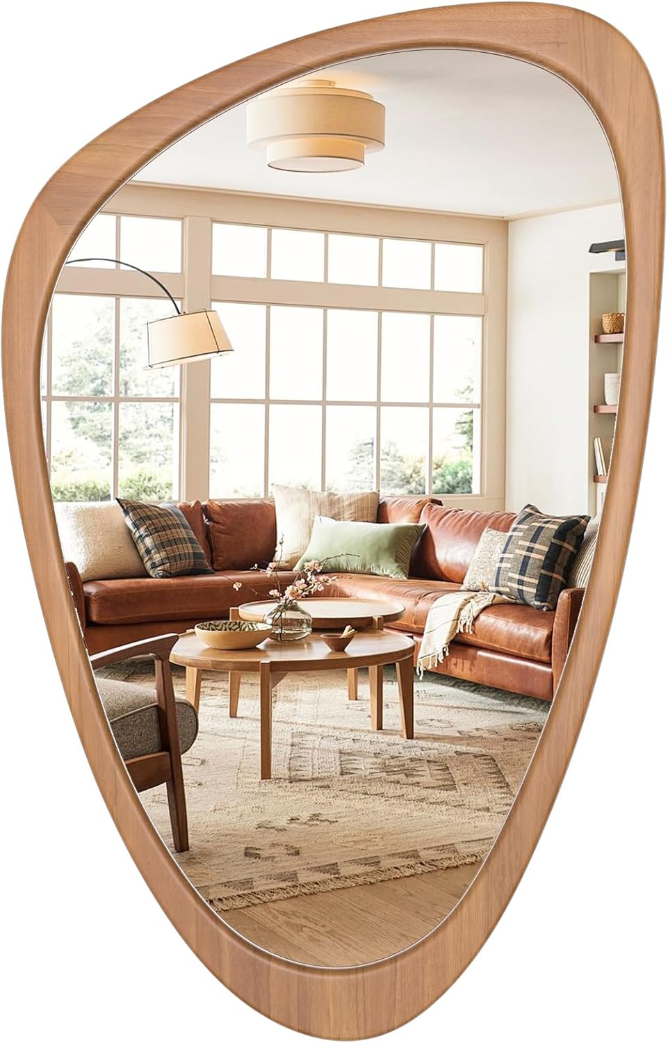 WallBeyond Asymmetrical Mirror, Irregular Wall Mirror, Wall Mirrors Decorative for Bedroom Living