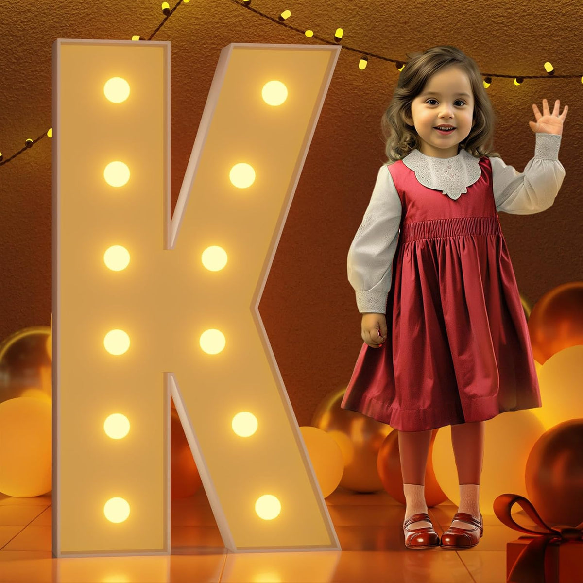 Marquee Letters 4 Feet Tall Large Light Up Letters K Happy Birthday Decorations Marry Me Engagement