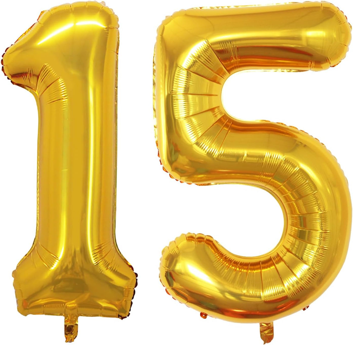GOER Number 15 Balloons for 15th Birthday Sweet 15 Party Decorations,42 Inch Jumbo Foil Helium 51