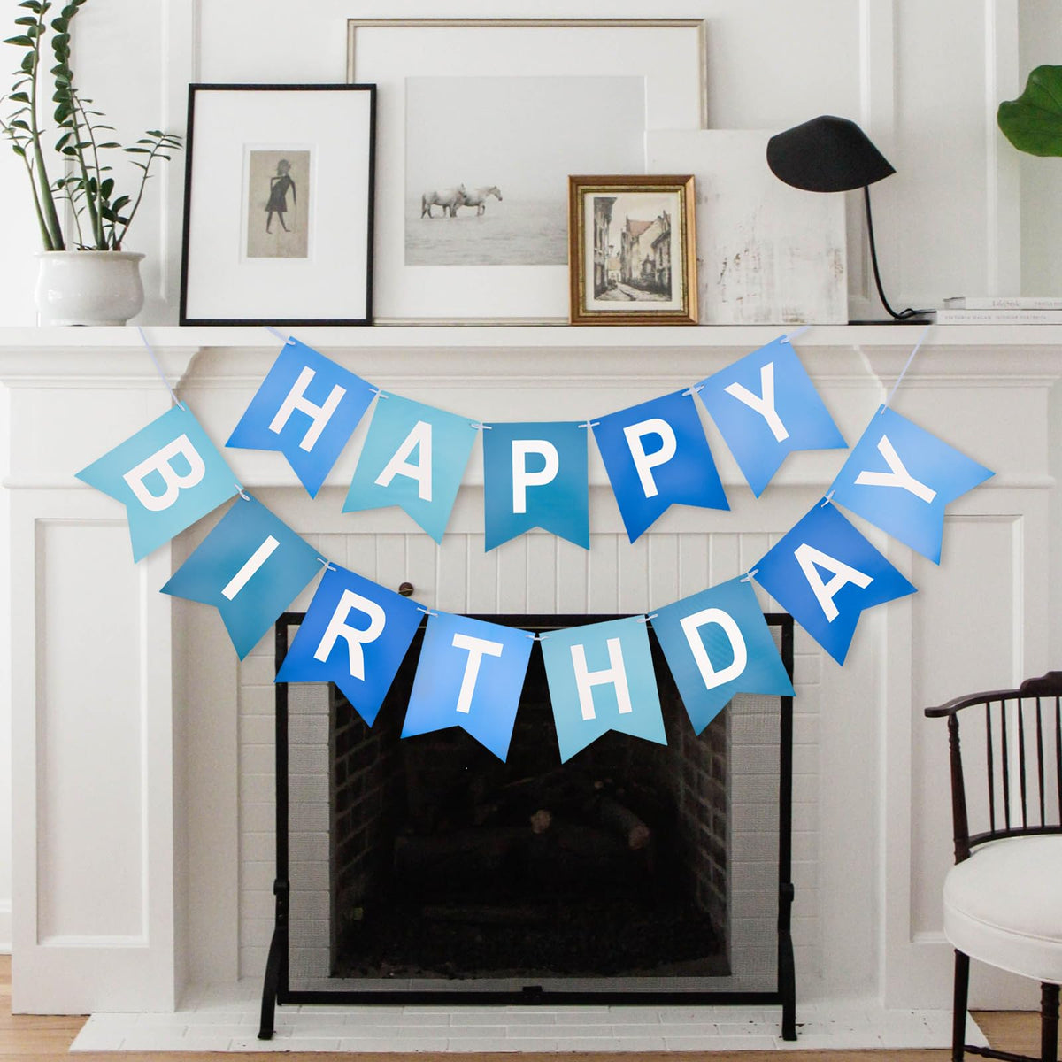 Happy Birthday Banner Birthday Party Banner NO DIY Happy Birthday Sign