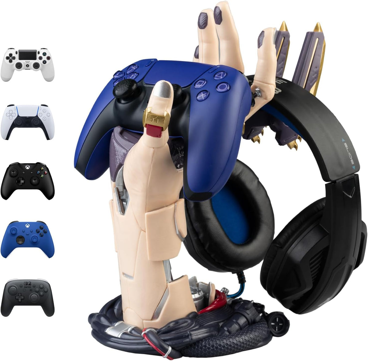 Grupo Erik Cyberpunk Gaming Controller Holder | Gaming Headset Stand | Gaming Stuff & Gaming Room