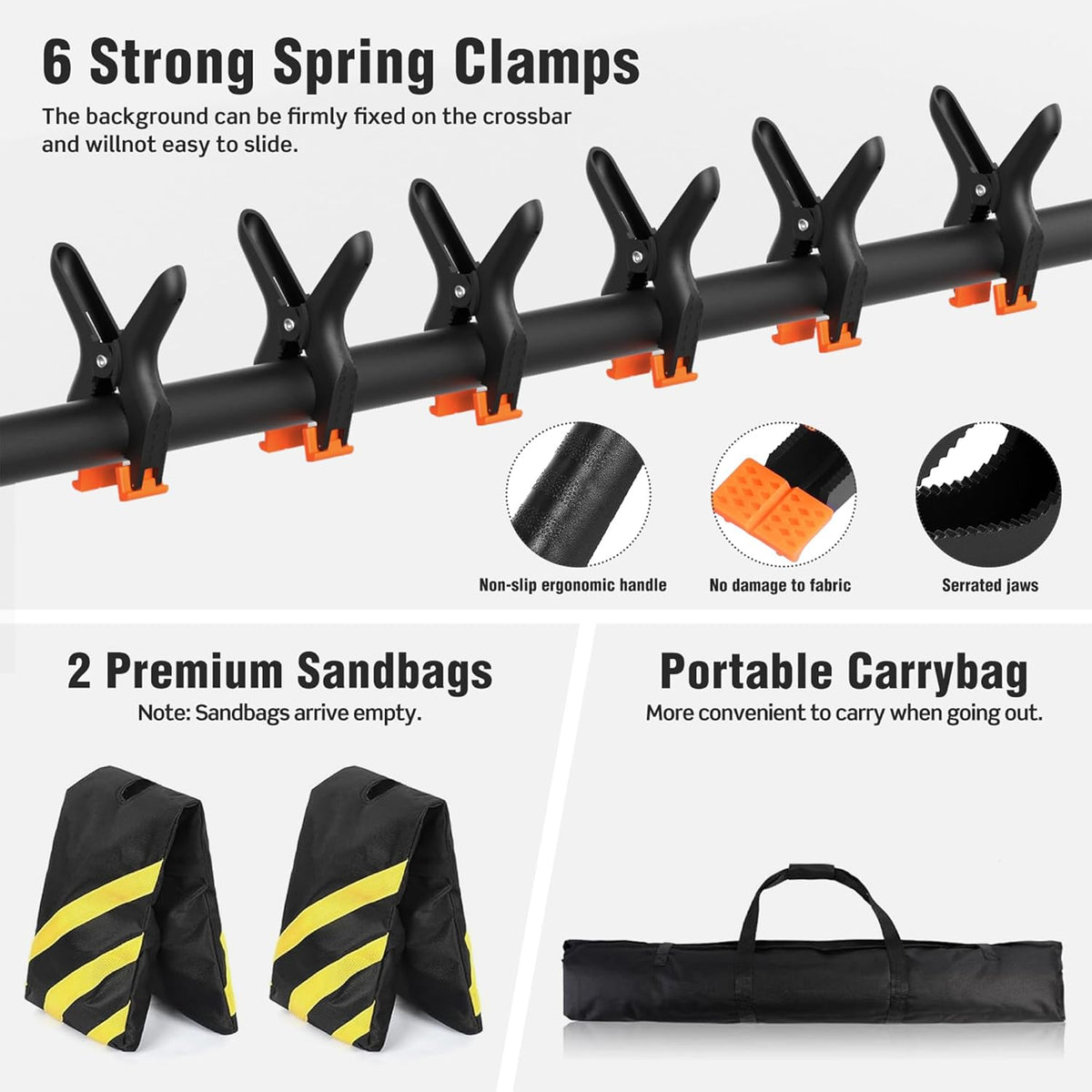 Backdrop Stand for Parties 10 x 8.5 FT, Heavy Duty Photography Backdrop Stand for Events, Video