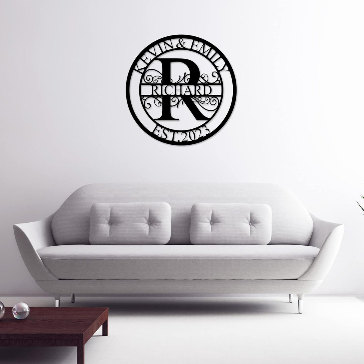 Custom Metal Sign - Last Name Signs - Monogram Wall Decor- Family Sign - Metal Signs for Outdoor