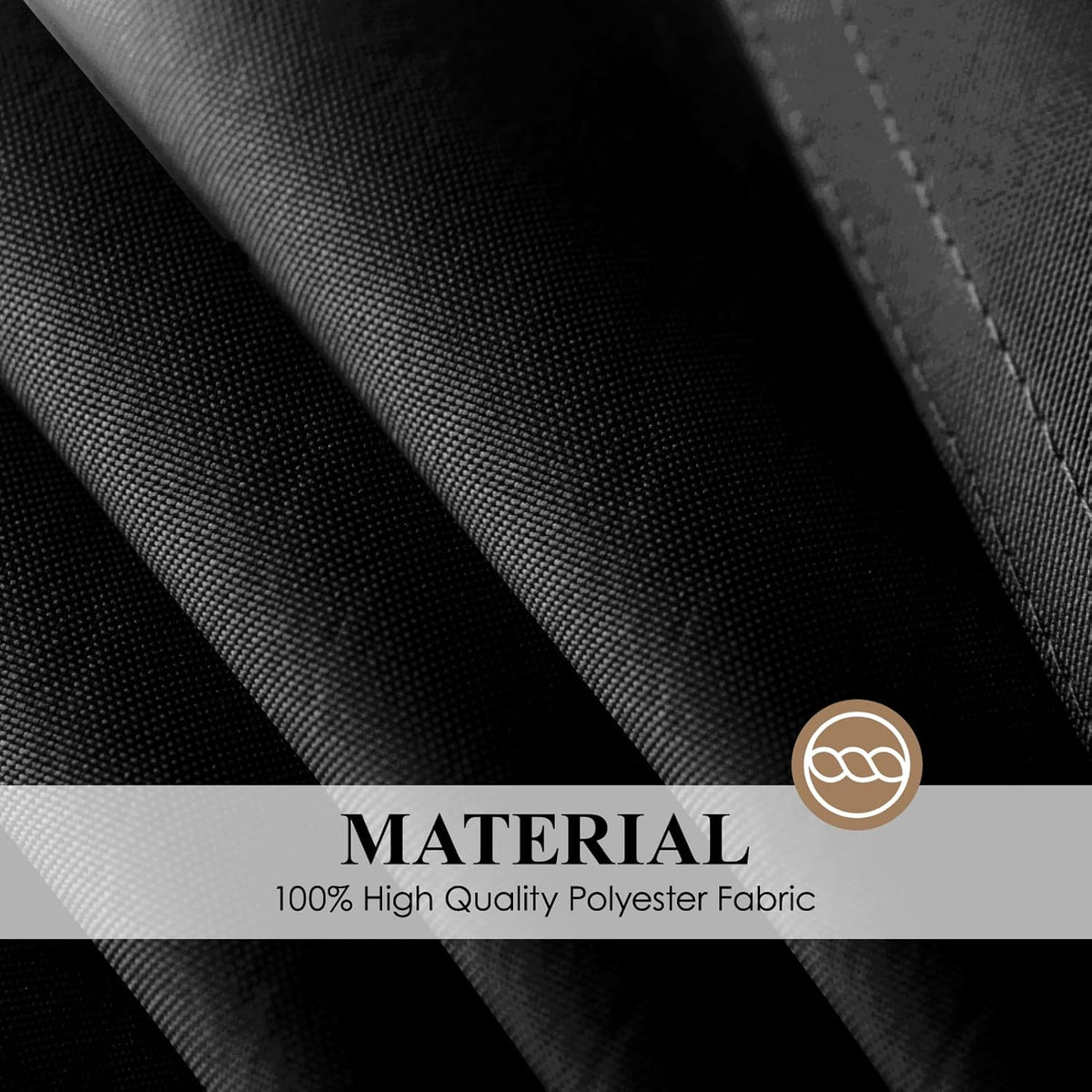 Square Tablecloth 52 x 52 Inch Black 10 Pack Tablecloths Stain-Wrinkle Resistant Washable Polyester