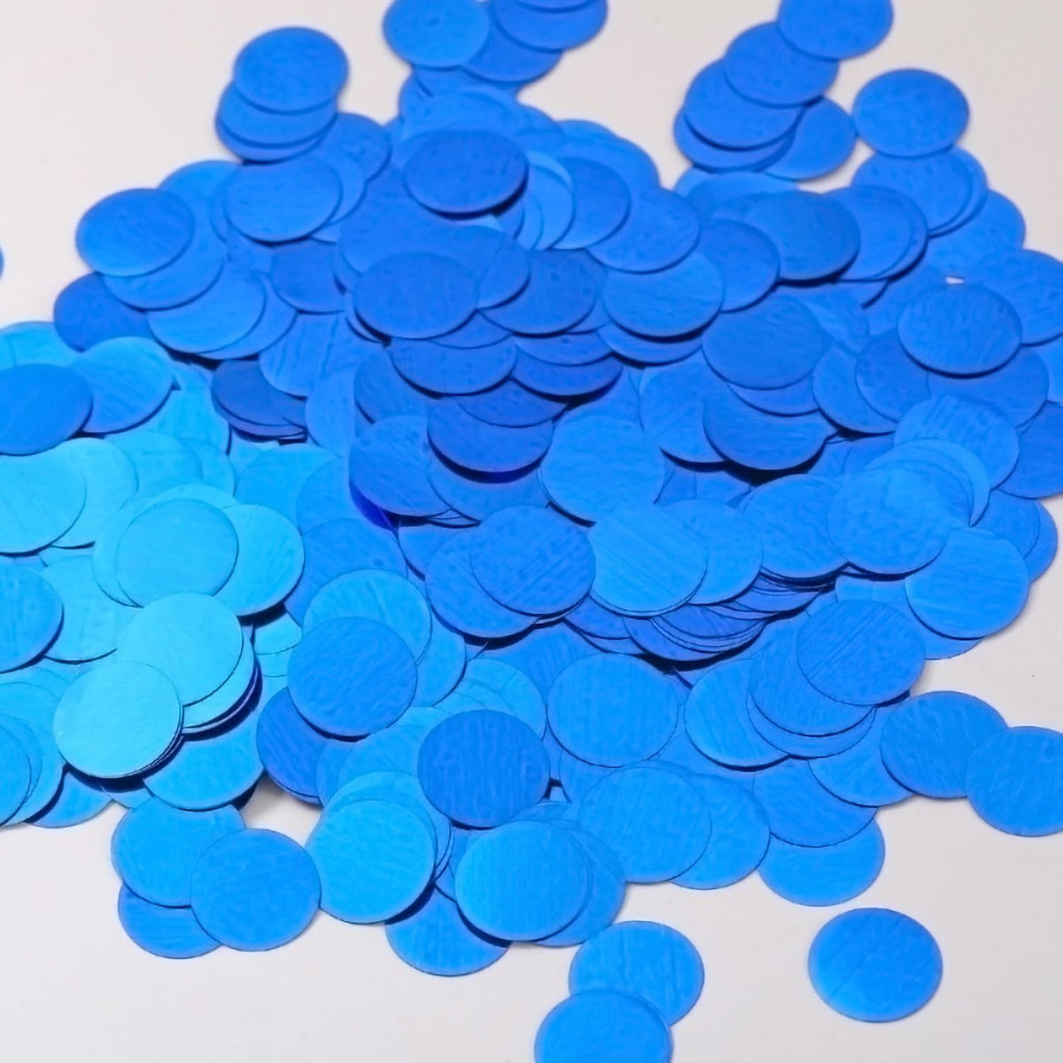 Blue Confetti Balloons, 25 Pcs Thickened 12 Inch Clear Latex Balloon with Confetti Inside for