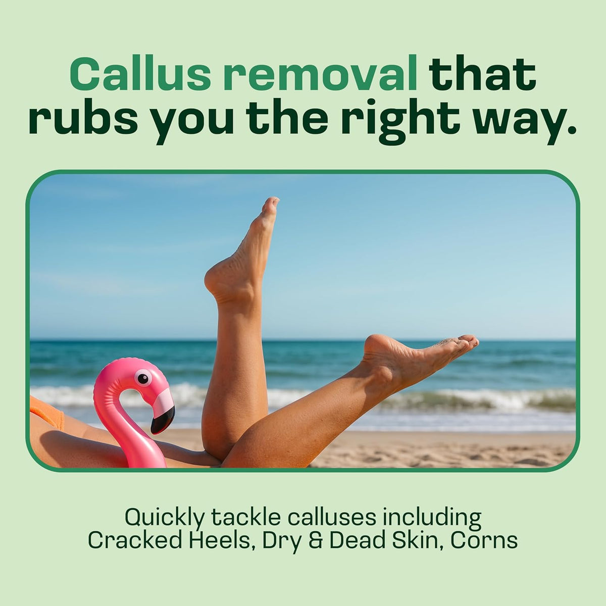 Nano Glass Foot File Callus Remover - The Sole Buffer - Smooth, Silky Feet - Pedicure Tool for Soft