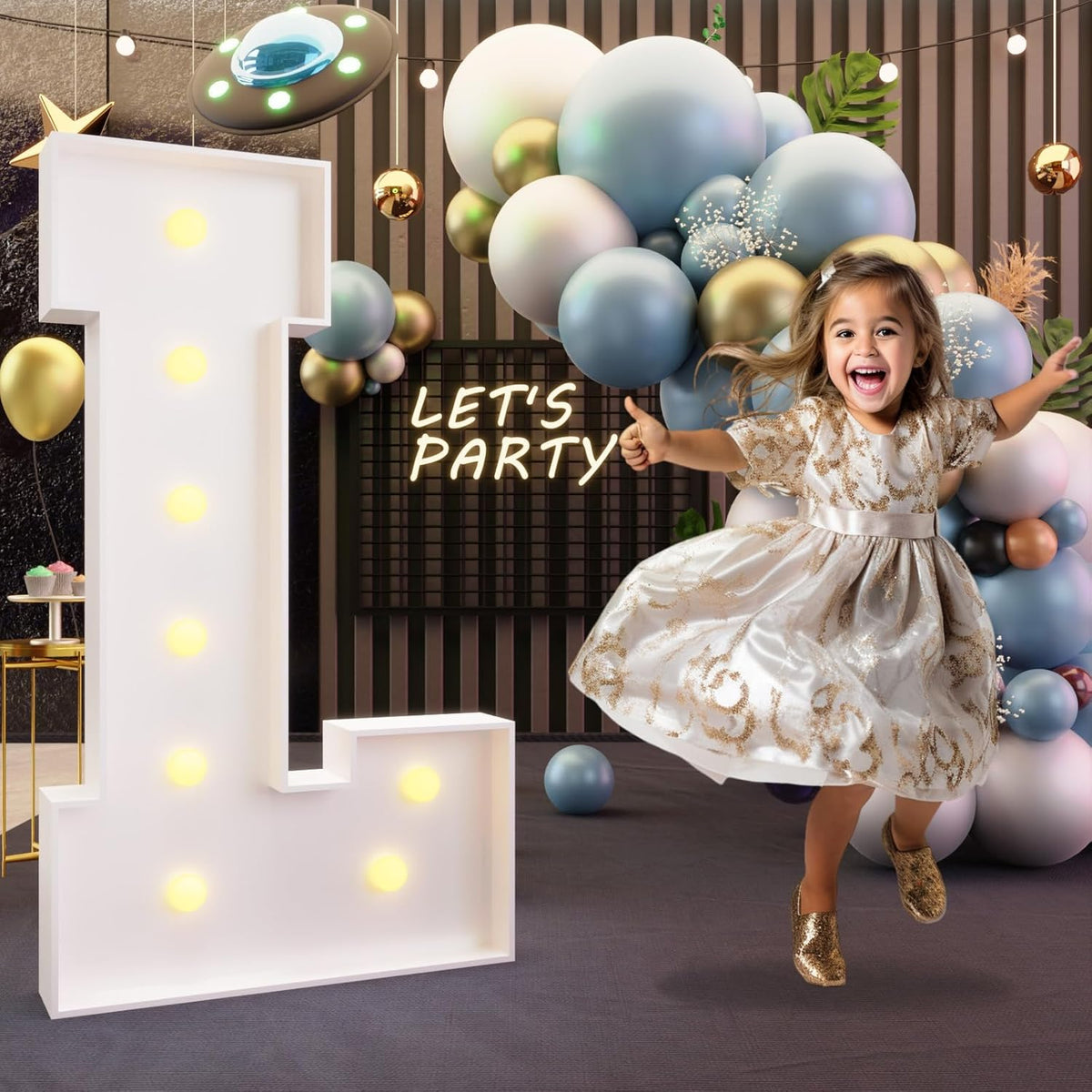 imprsv Marquee Light Up Letters - 3FT Letters for Birthday, Baby Shower, Wedding & Engagement