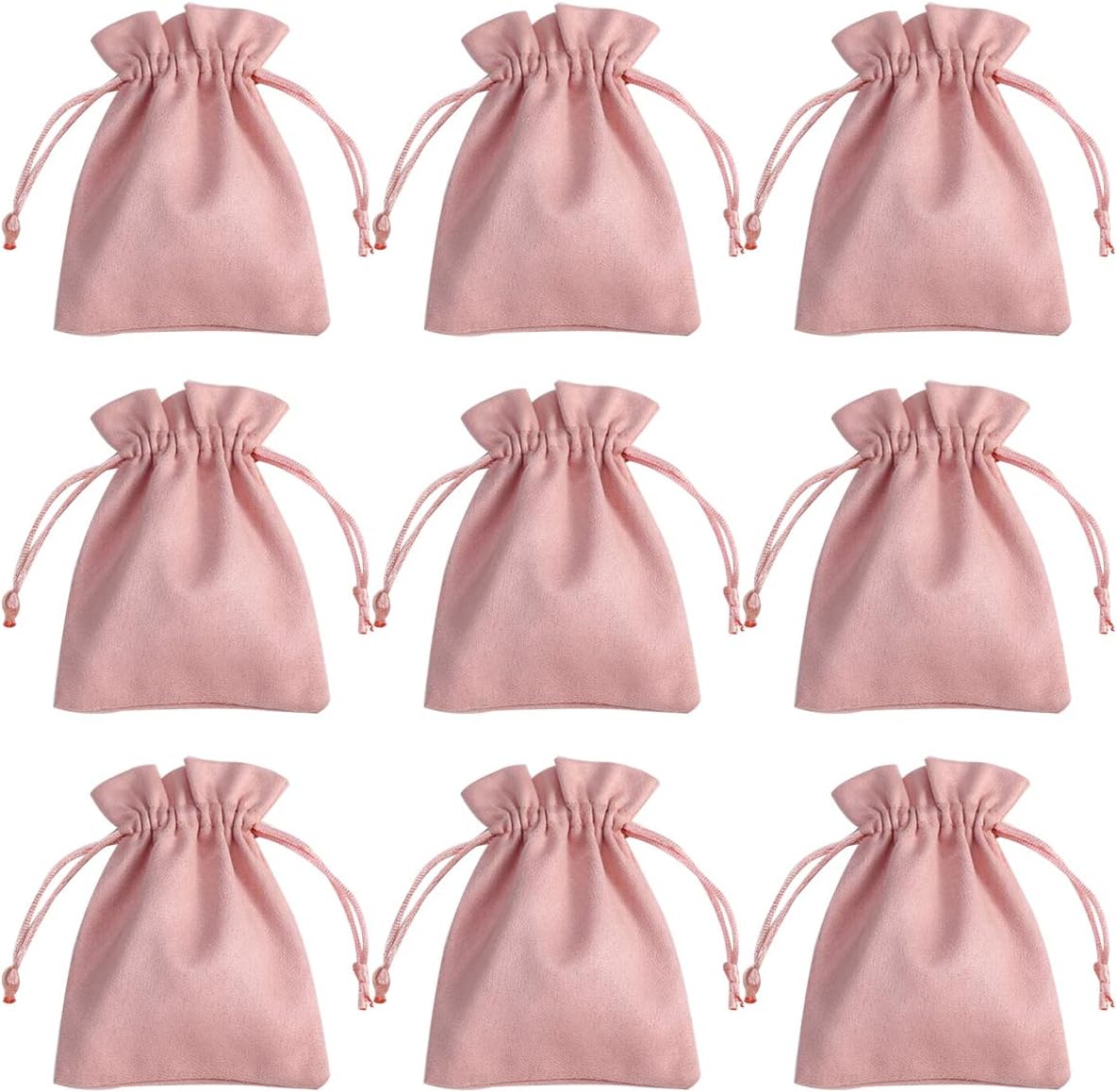30 Pcs Pink Velvet Drawstring Bags Jewelry Pouches Jewelry Gift Bags Pouches Wedding Favors,3.9x5.9