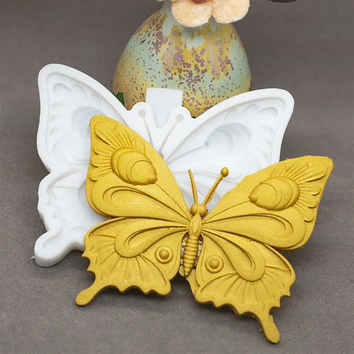 1 Pcs Exquisite Butterfly Fondant Moldfor Cake Decoration, Butterfly Chocolate Silicone Mold