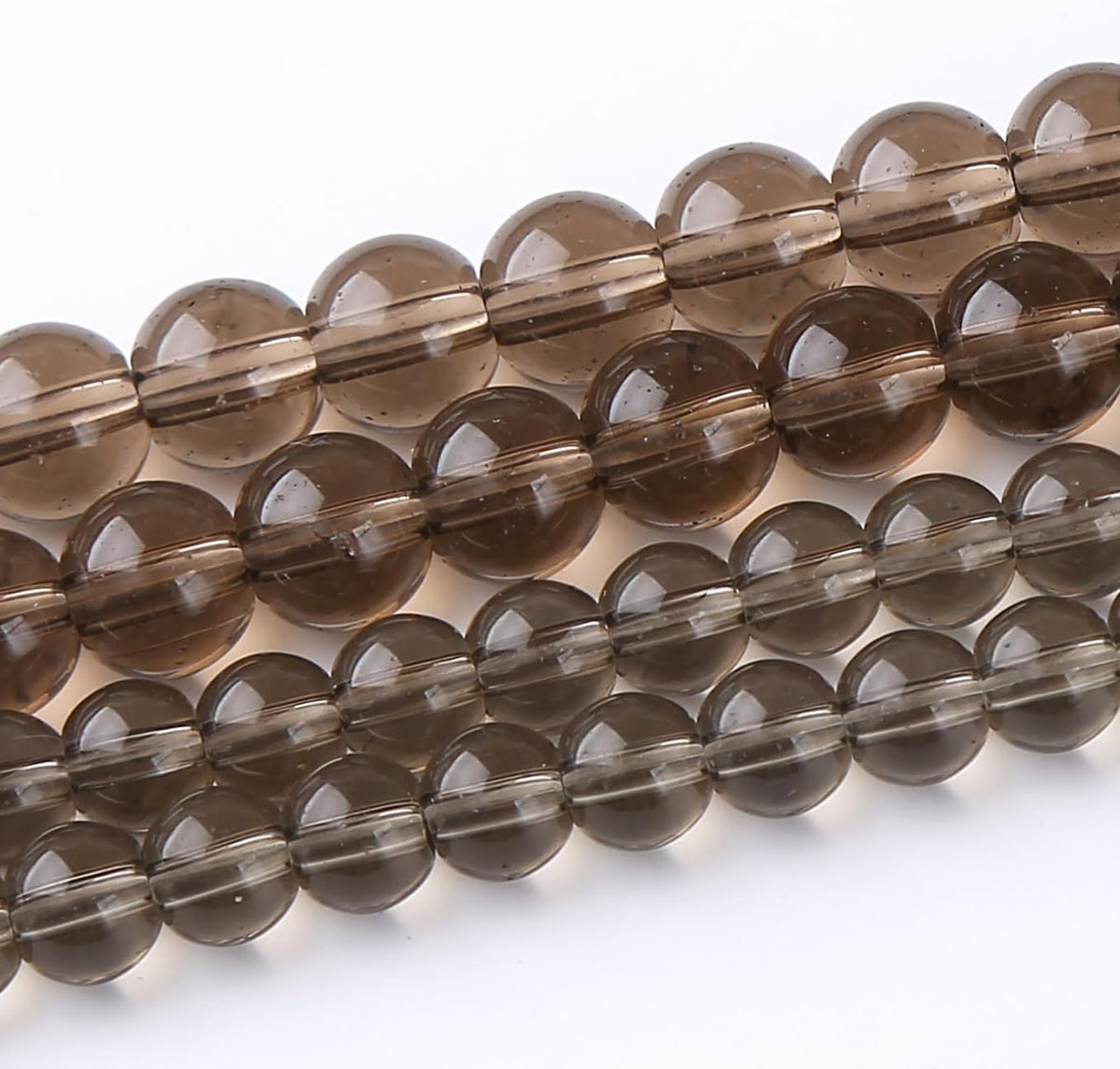 Tawny Glass Stone Beads Gemstone Round Crystal Energy Jade Beads Stone Beads for Jewelry Making DIY