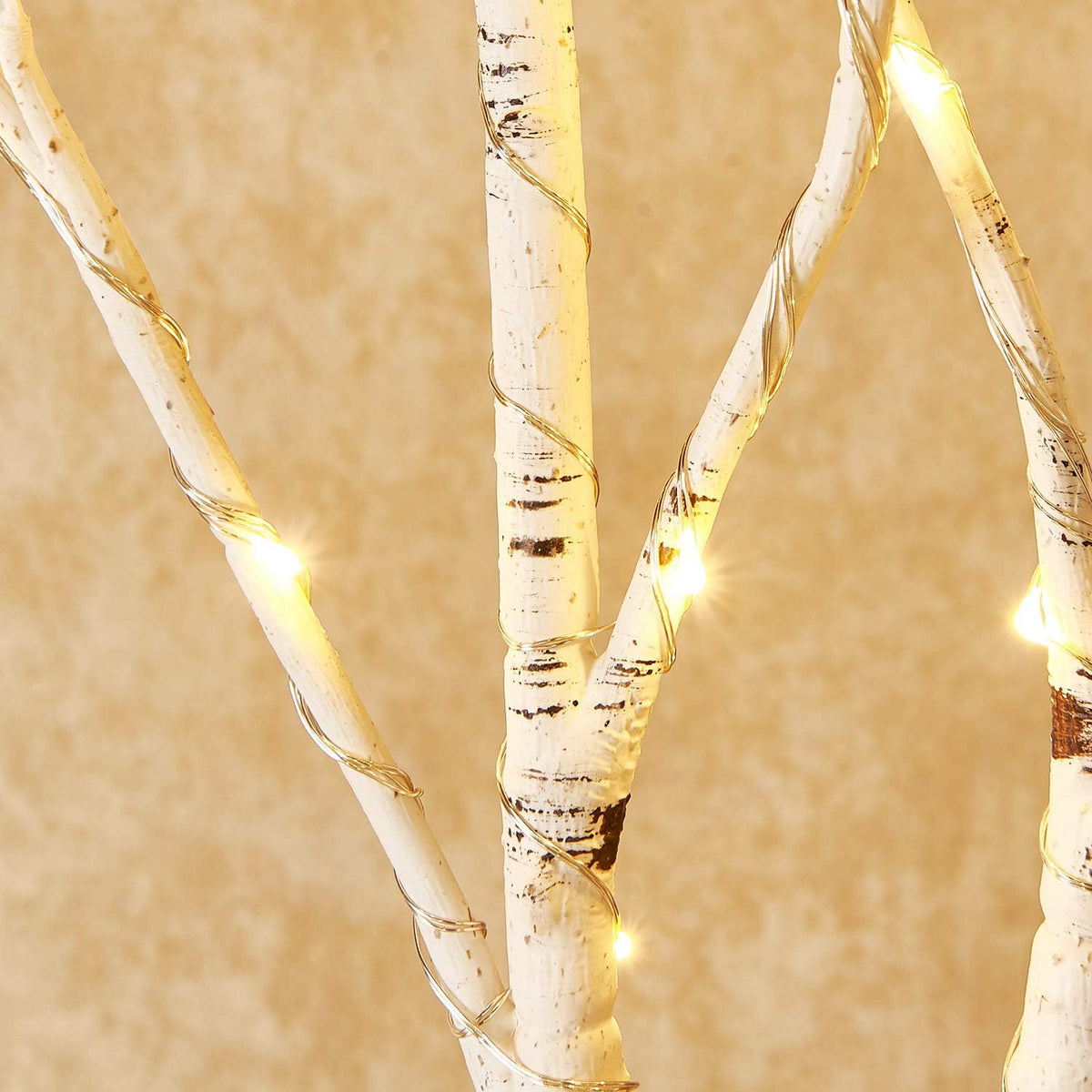 Fudios Lighted Branches with Timer Battery Operated 30IN Tall Birch Twig Lights for Vase 100 LED