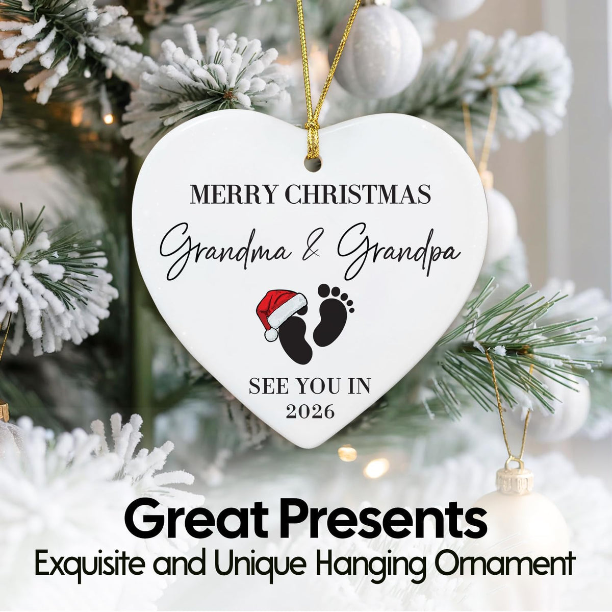 NewEleven First Time Grandparents Gifts - Baby Announcement, Pregnancy Announcement for
