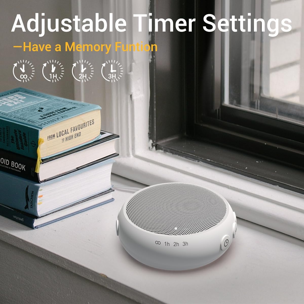 Sleep Sound Machine White Noise Machine with 32 Calming Sounds 36 Volume Levels Pink Brown Noise
