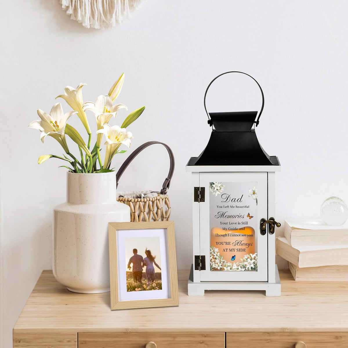 Memorial Lantern Bereavement Gifts in Memory of Loved One Memorial Gifts for Loss of Father