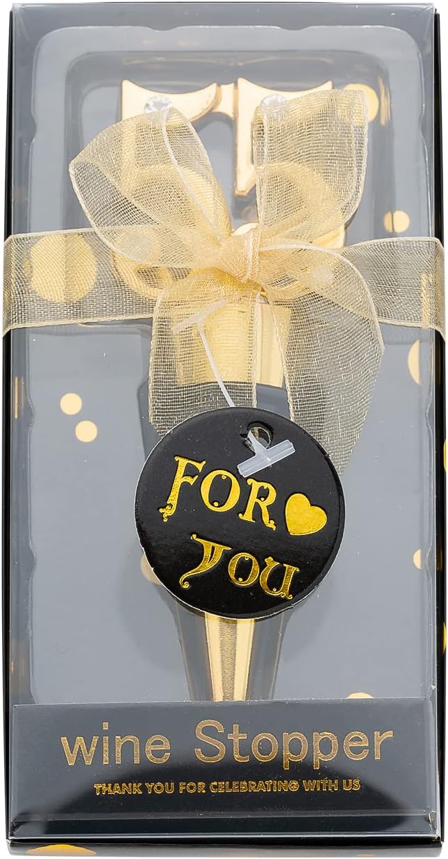24 Pack 55th Birthday Favors For Guests-55 Years Old Wine Bottle With Gift Box For 55th Wedding