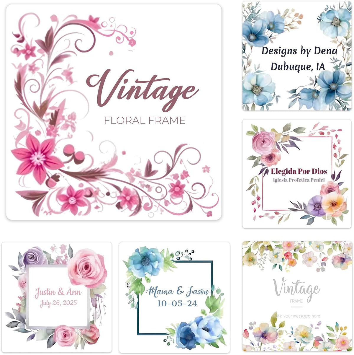 Custom Stickers Personalized Stickers Lables for Businesses Logo and Name,Birthday Party Wedding
