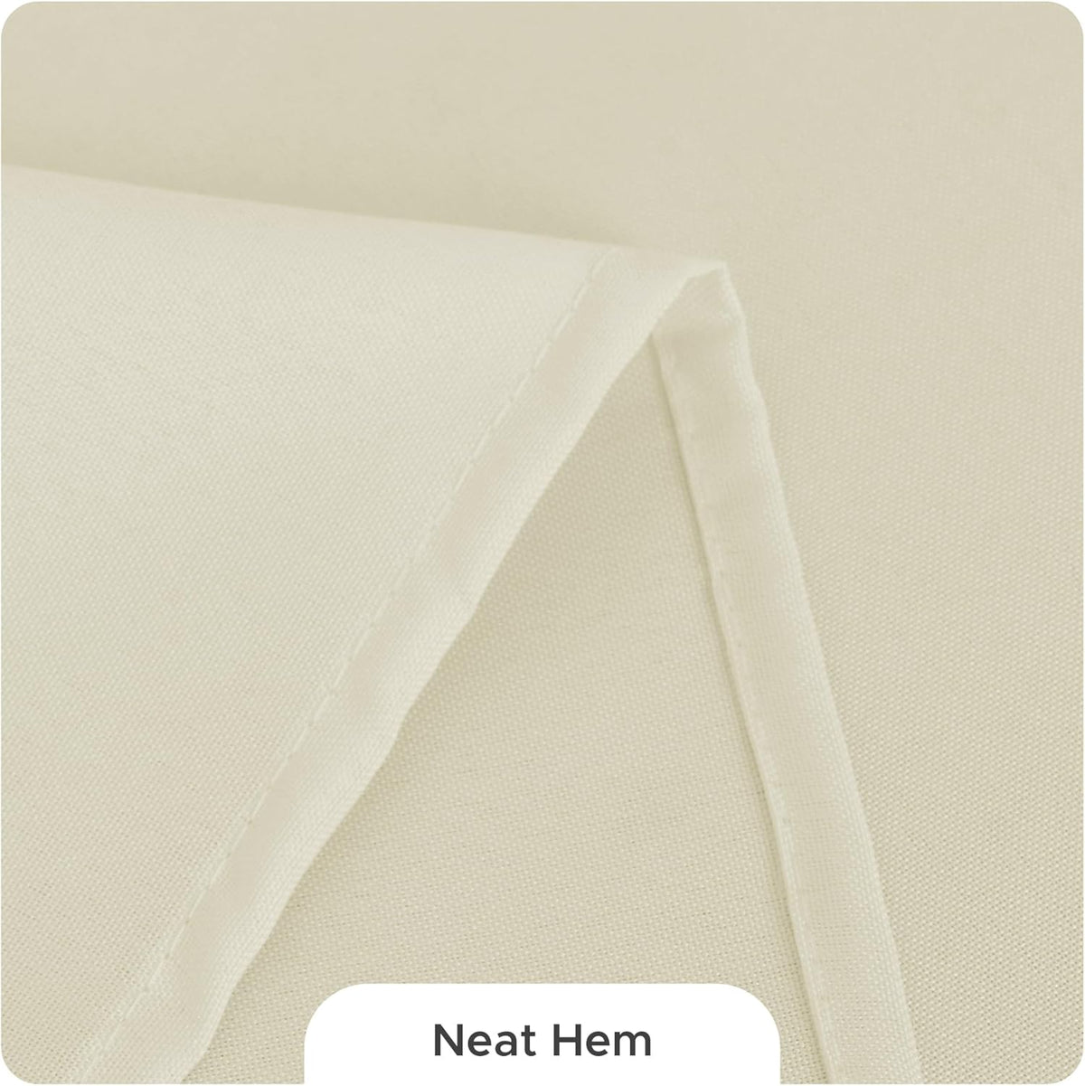 Fitable 10 Pack Rectangle Tablecloths: Stain Resistant Wrinkle Free Fabric Table Clothes, Washable