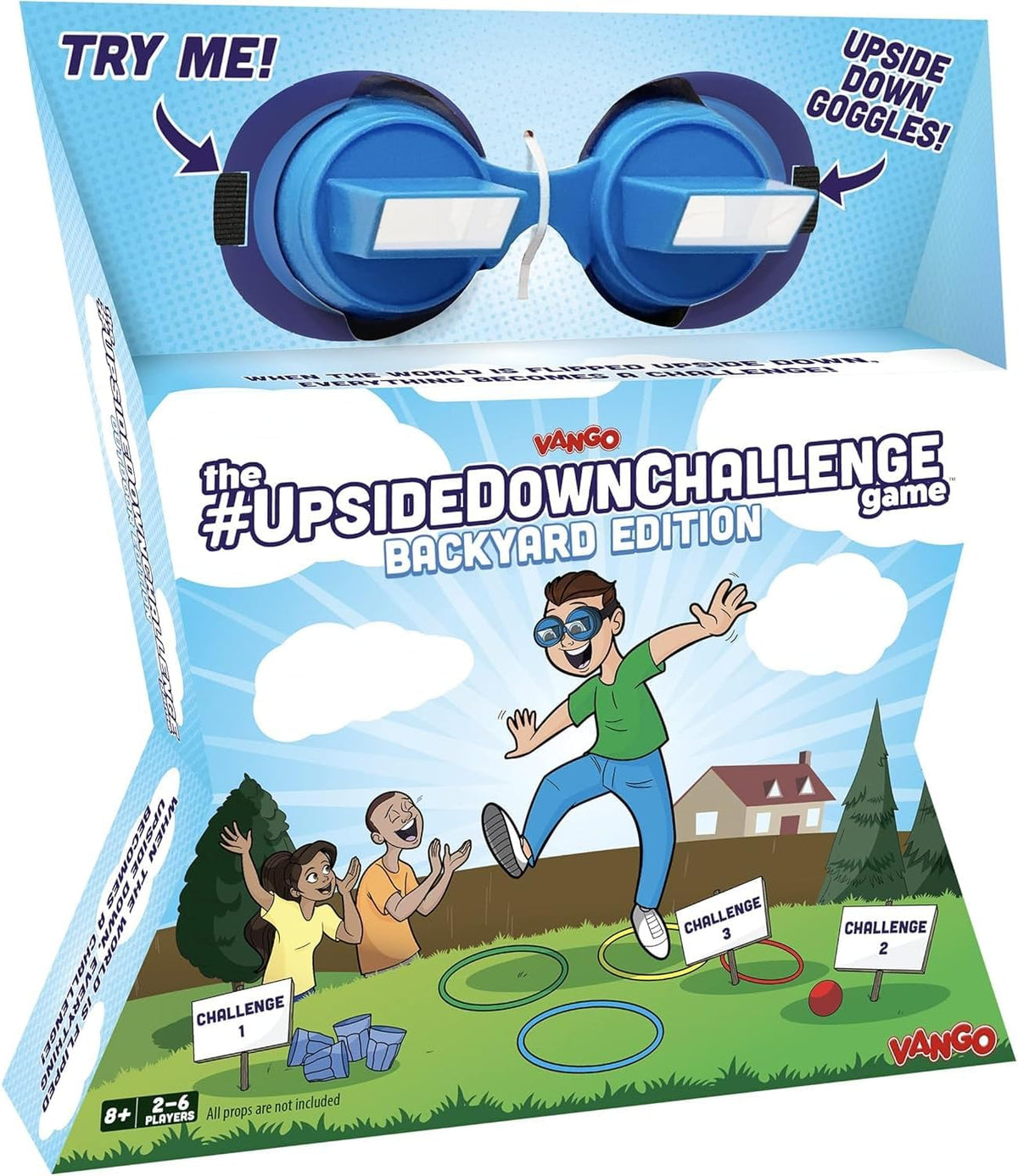 Vango The UpsideDownChallenge Game Backyard Edition for Kids & Family - Complete Fun Outdoor