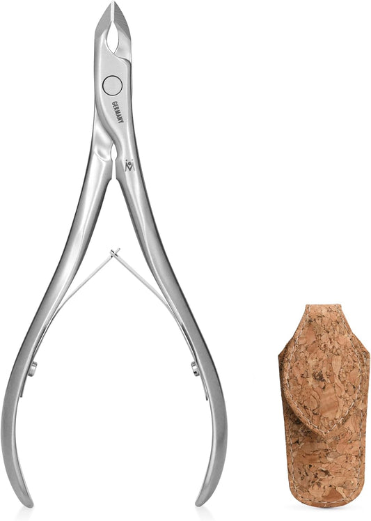 GERMANIKURE Standard Professional Cuticle Trimmer - 1/2 Half Jaw Nipper - Ethically Made in Germany