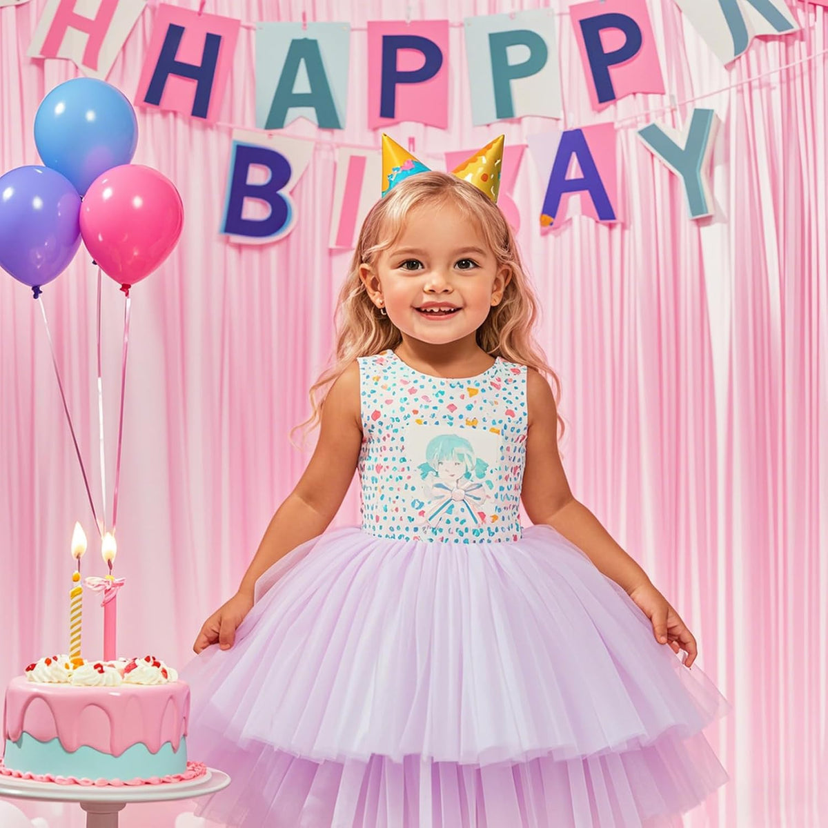 4 Packs Pastel Pink Foil Fringe Curtain, Baby Pink Metallic Tinsel Backdrop for Birthday, Wedding