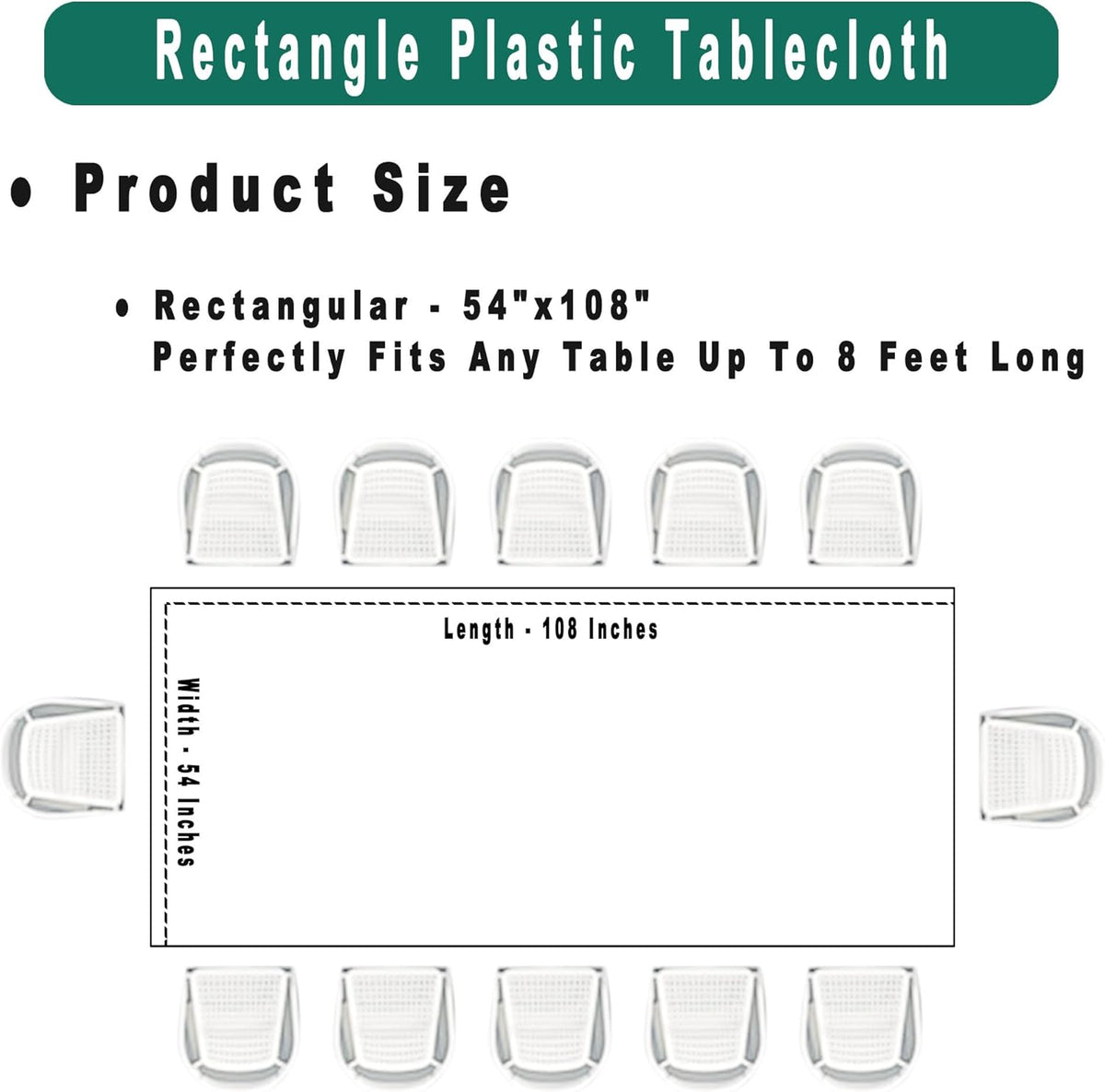 PEVA Burgundy Plastic 2 Pack Tablecloths - 54 x 108 inch Maroon Disposable Table Covers for BBQ