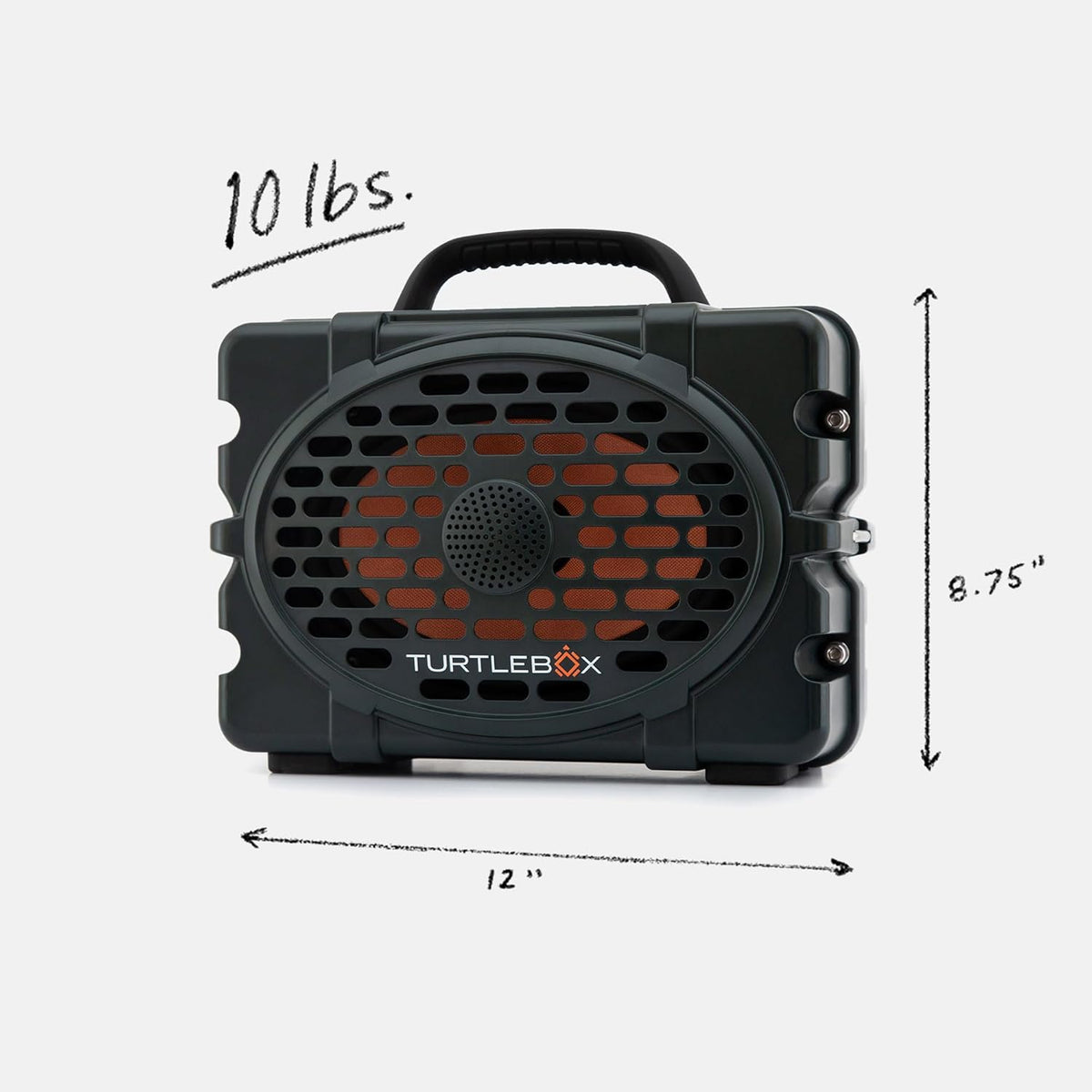 Turtlebox Original Gen 3: Portable Outdoor Bluetooth Speaker – Ultra-Loud (120dB), Waterproof