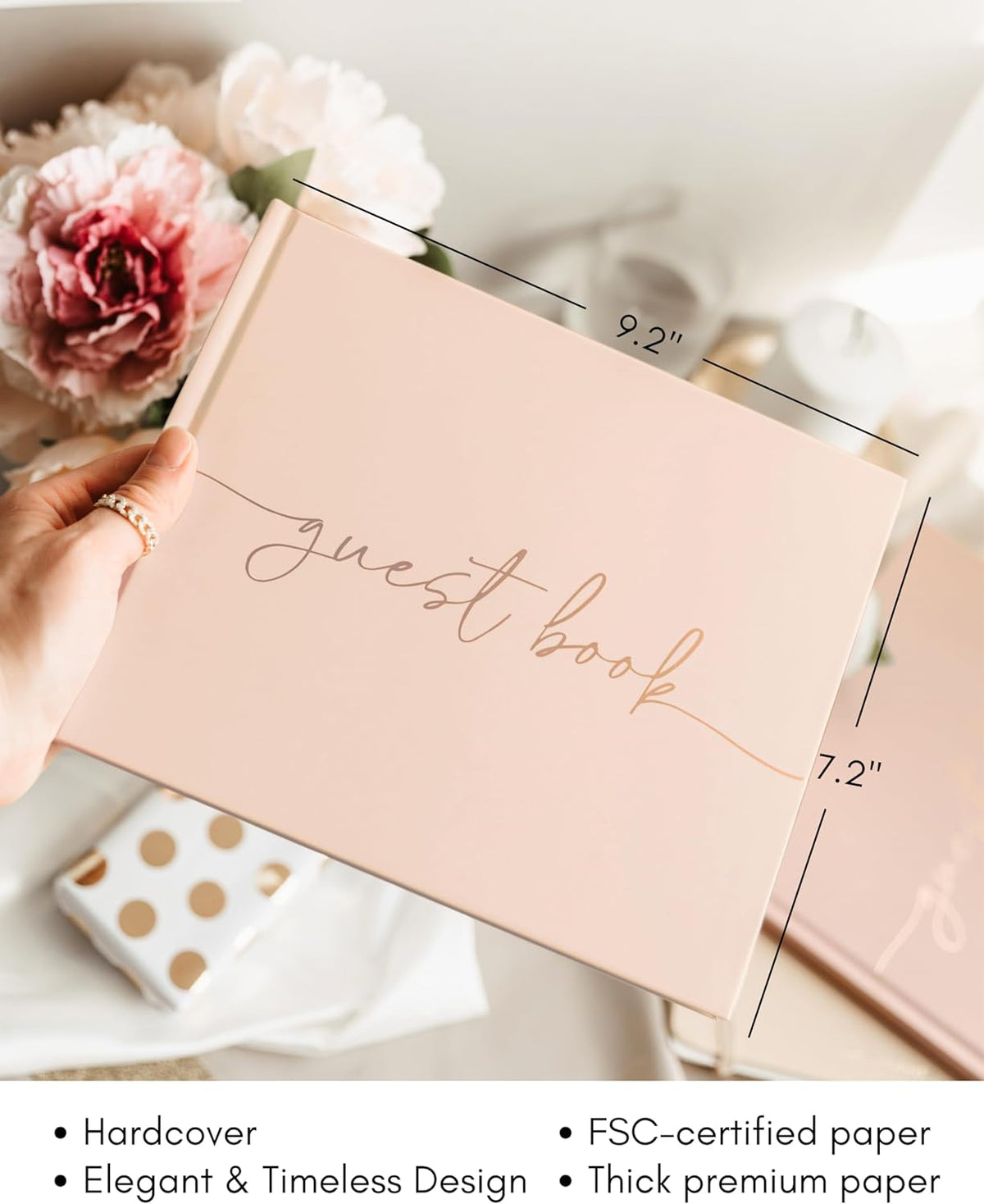Lamare Wedding Guest Book – Polaroid Guest Book for Wedding Reception, Baby Shower, Birthday