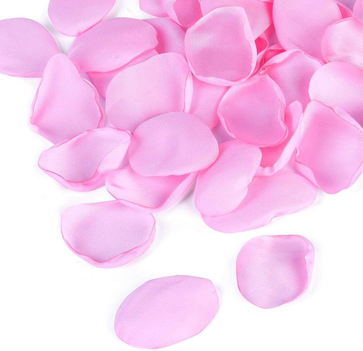 300pcs Silk Rose Petals Pink Artificial Flower Petals for Wedding Flower Girl Basket Table