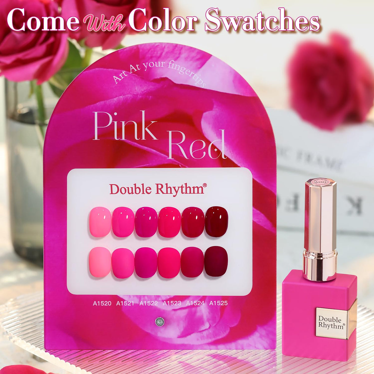 Double Rhythm 6 Pcs 15 ML Gel Polish Set Same Color Same Bottle Soak Off Gel Polish Kit Nail Art