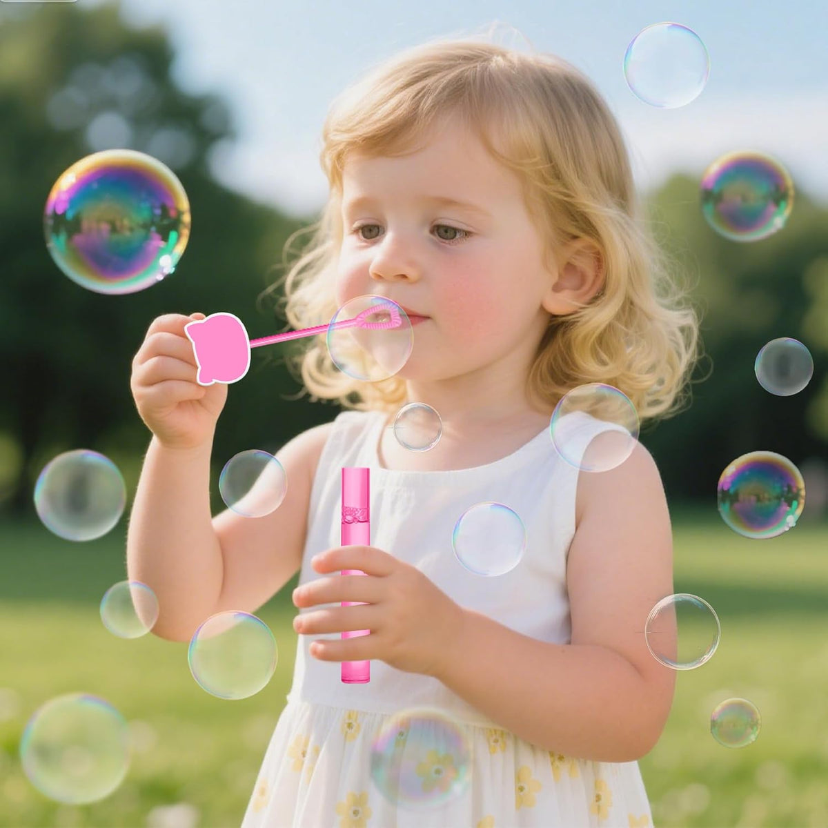 AFZMON Kitten Cat Bubble Wands for Kids, Kitty Mini Bubbles Birthday Gift Toy Party Favors Goodie