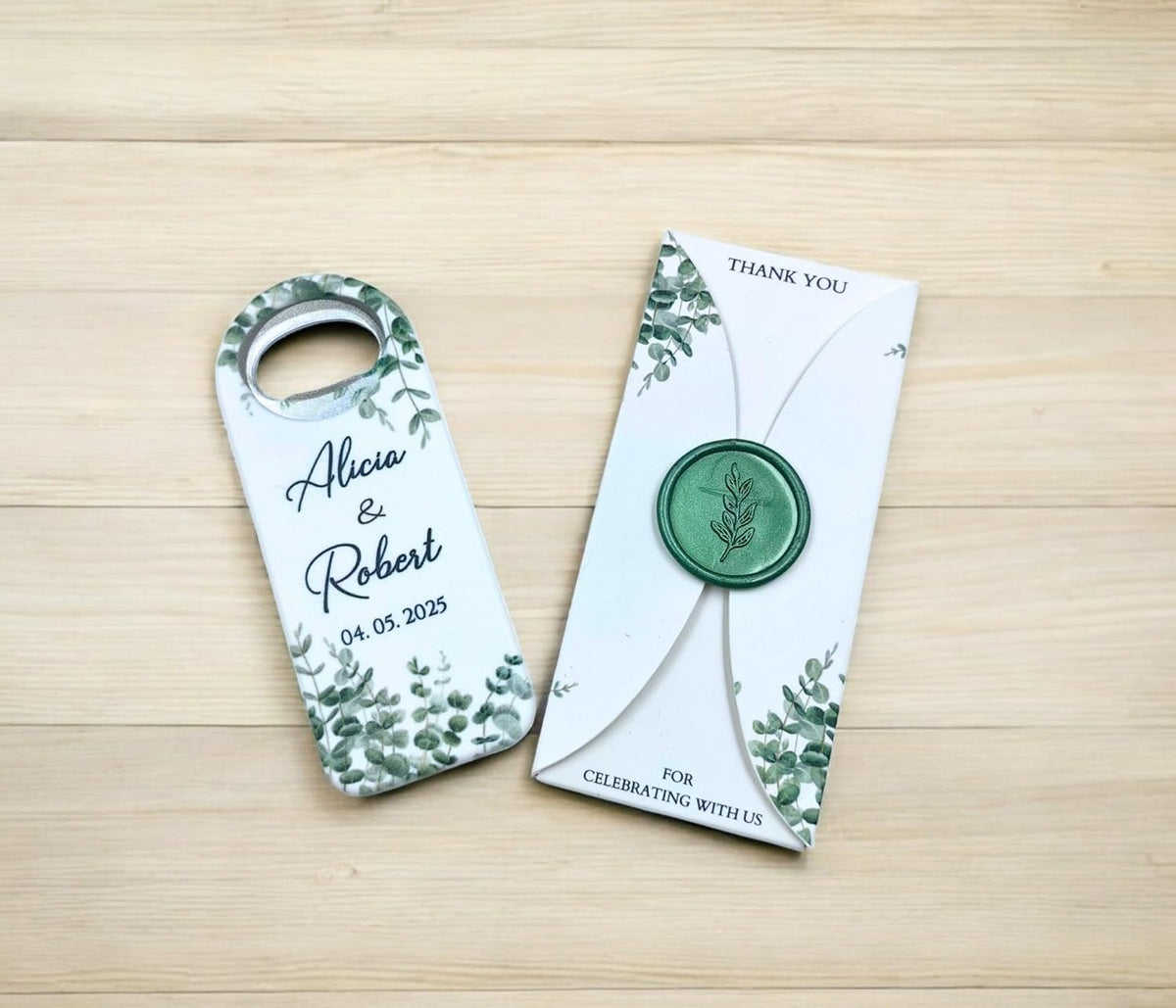Wedding Bottle Opener Favors for Guests in Bulk, Hearts Shape Bottle Opener, Personalized Party