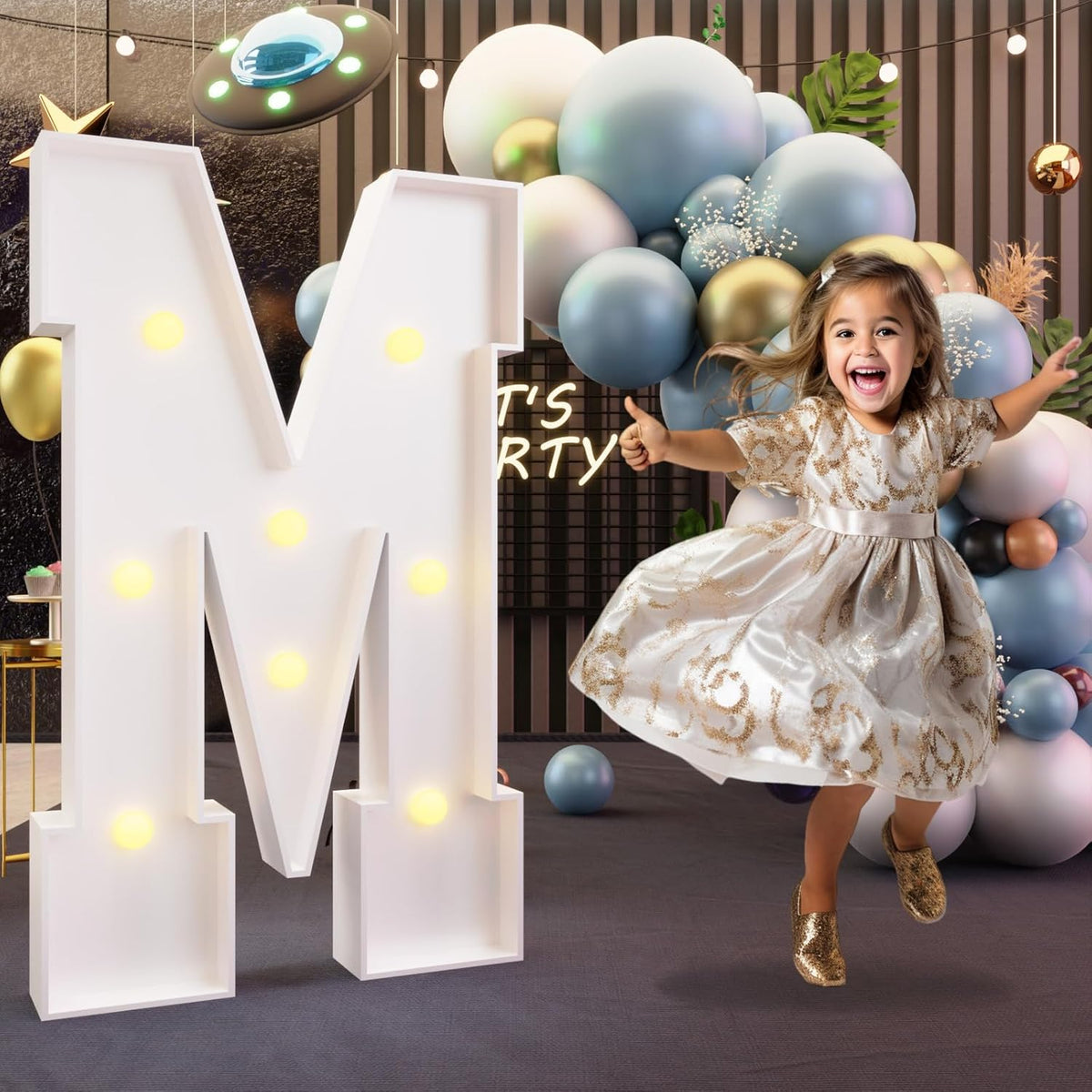 imprsv Marquee Light Up Letters, 3FT Marquee Letters for Birthday Baby Shower Wedding Decorations