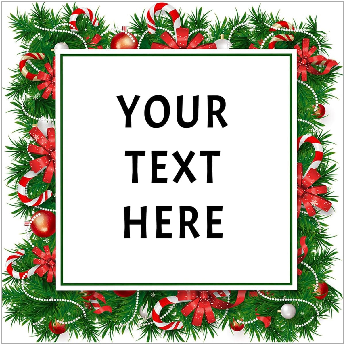 100-1000pcs Custom Stickers Merry Christmas Stickers Personalized Labels Adhesive Xmas Decorative