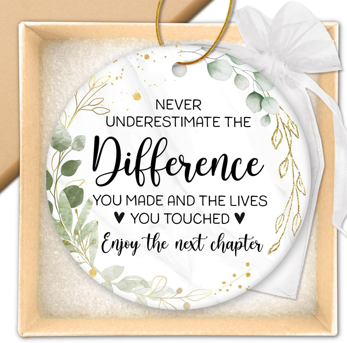 HEXMOZ Retirement Ornament 2025 - Retirement Gifts for Women, Men 2025 - Retired Gifts for