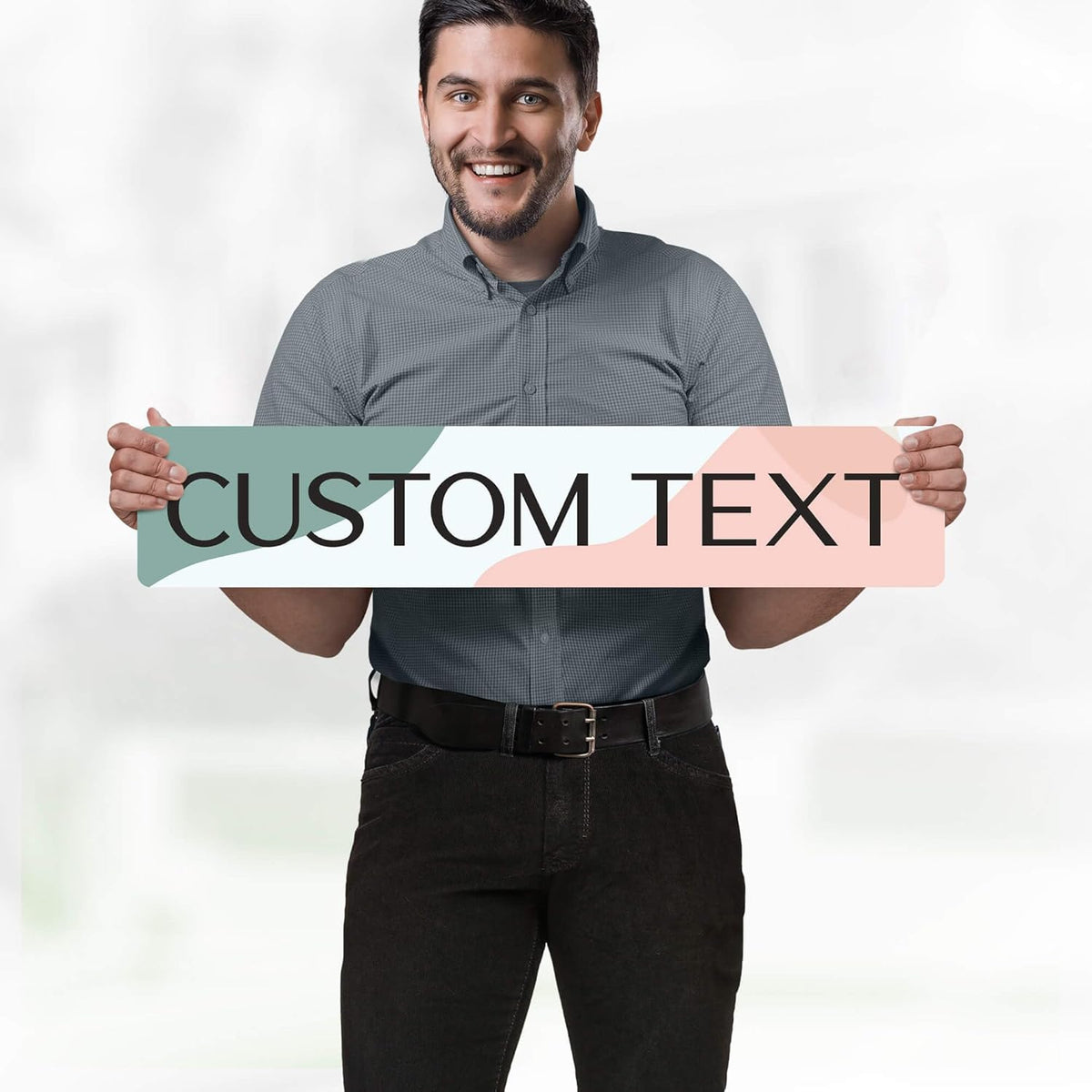 Custom Sign, Custom Street Sign, 11 Font Colors, 13 Font Styles, 4 Hole Options, 22 Sizes, 6x30