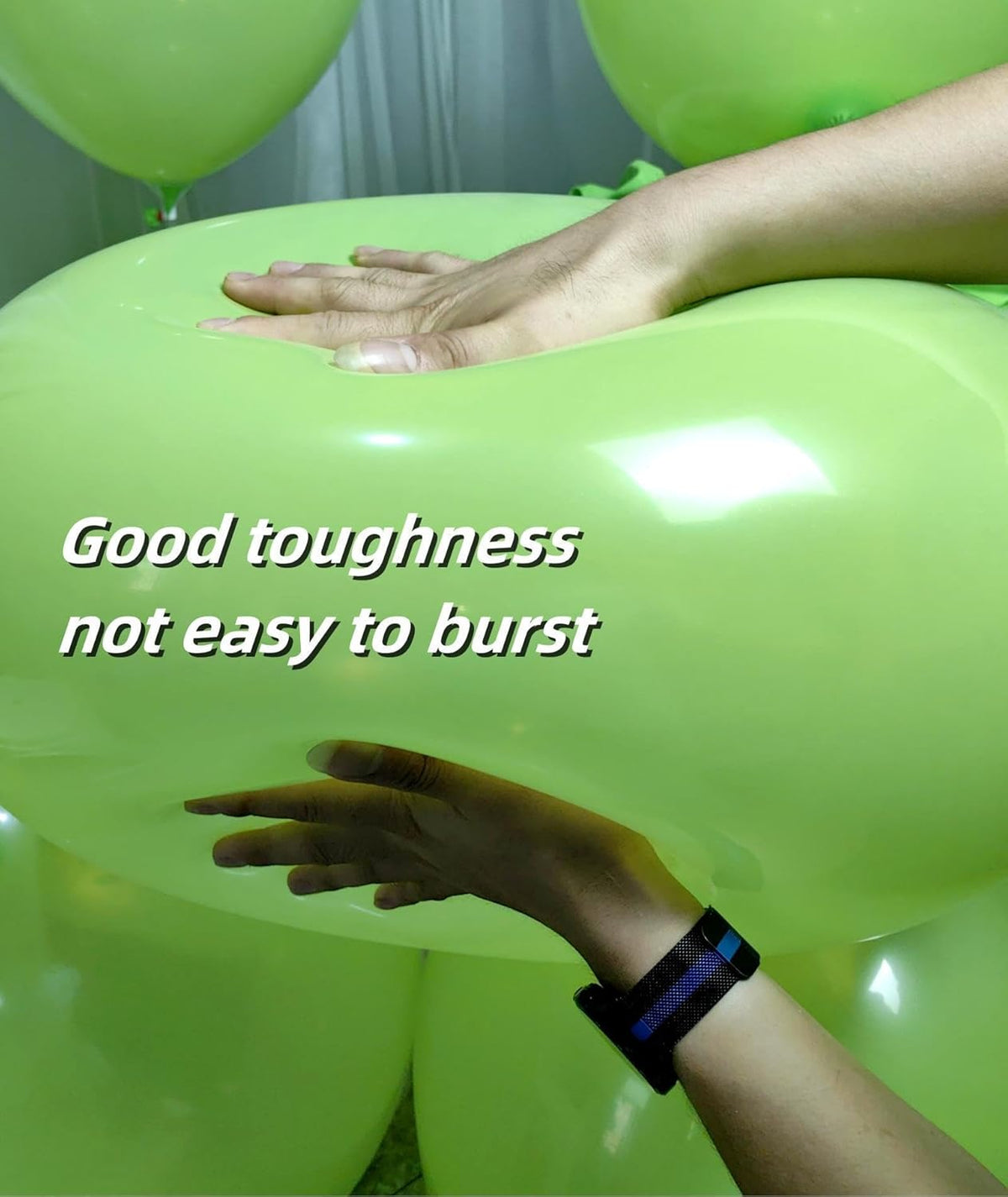90 Pack Light Green Balloons 18 inch Green Latex Big Balloons for Party Decorations and Events