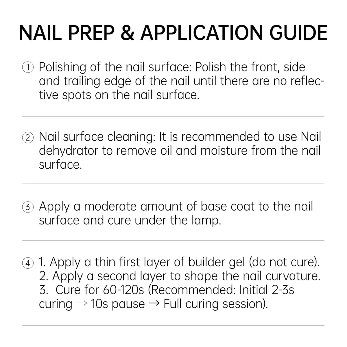 Hema Free Builder Gel for Nails Hypoallergenic & Odorless - Thickness Nail Strengthener & Extender