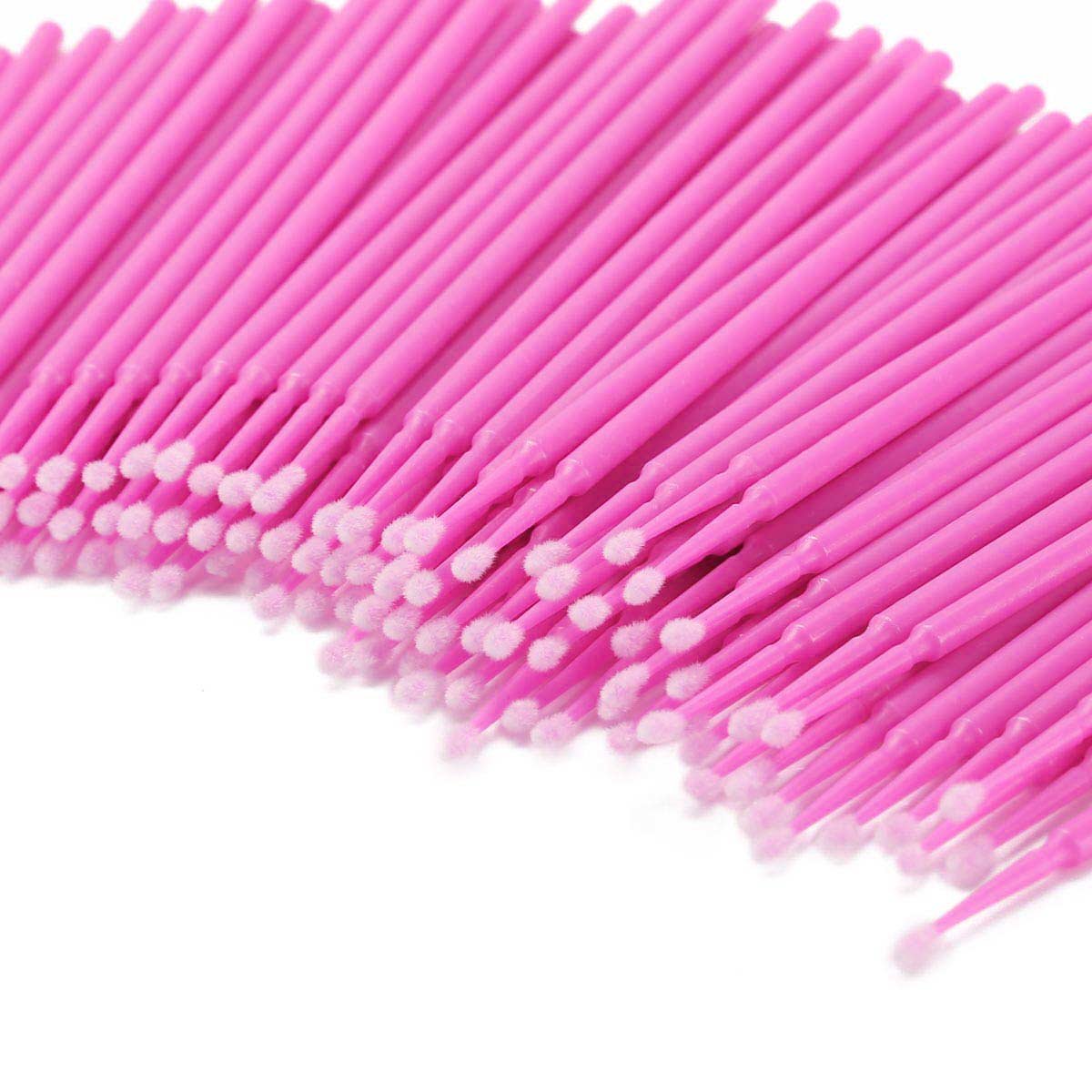 800 PCS Disposable Micro Brushes Applicator, Micro Swabs Mascara Wands for Eyelash Extensions