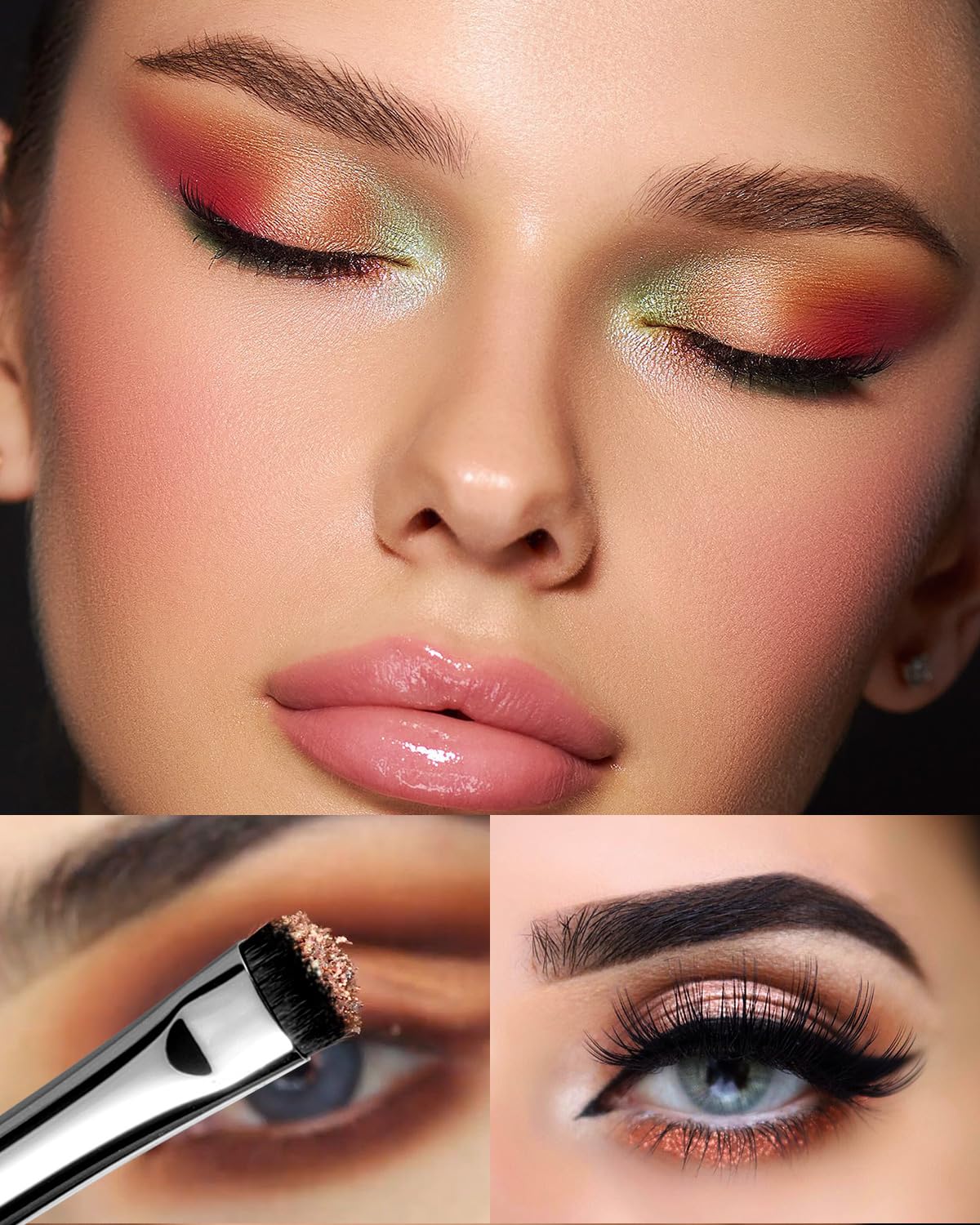 EIGSHOW Eyeshadow Smudge Brush & Eyeliner Brush, High-End Precision Eye Makeup Tools for Blending