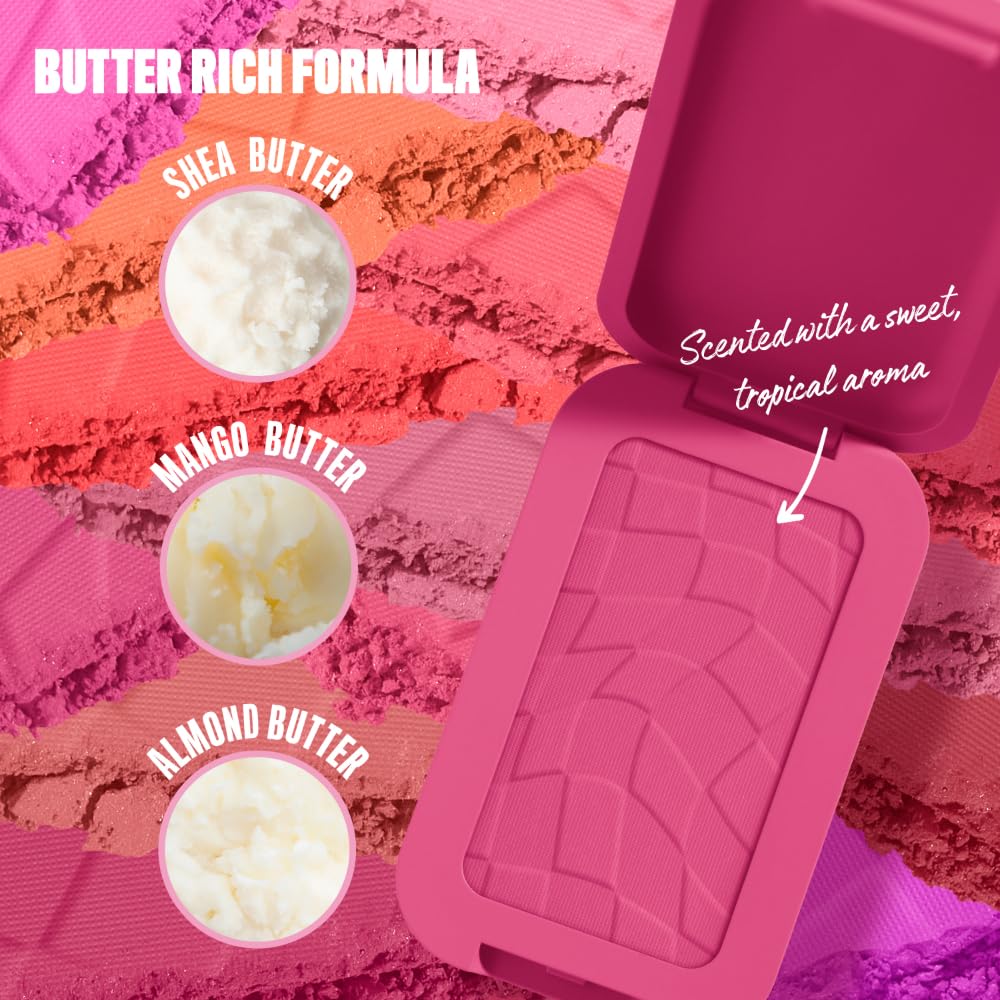 NYX PROFESSIONAL MAKEUP Buttermelt Powder Blush, Fade and Transfer-Resistant Blush, Up to 12HR Make