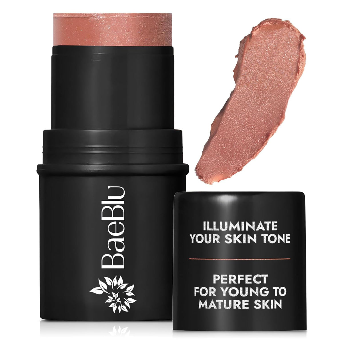 Organic Blush Tube, Sangria - 100% Natural Vegan Cream Blush Sticks, Multi-Use Bronzer, &