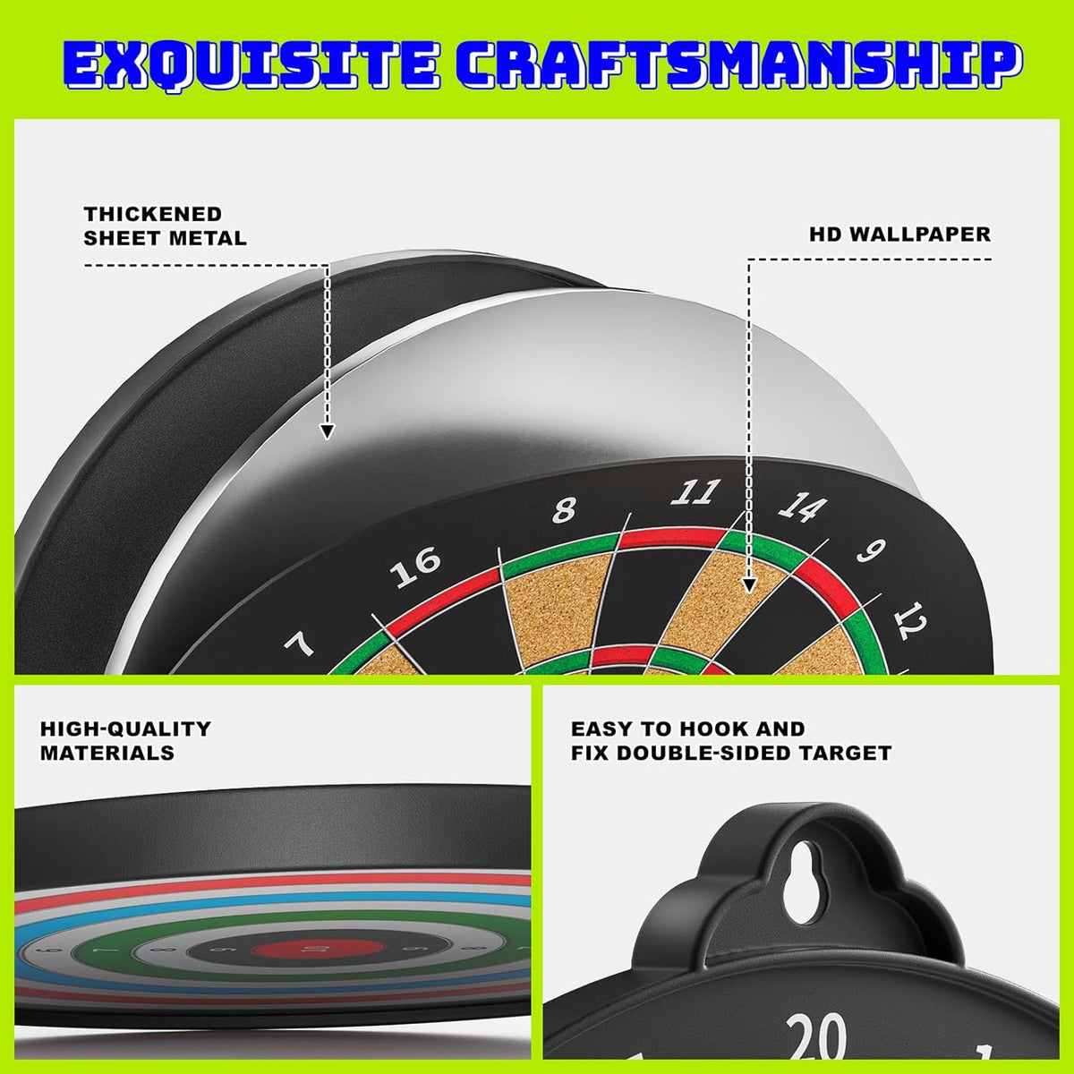 Magnetic Dart Board for Kids Indoor Outdoor Kids Games and Party Games, Christmas Birthday Gifts