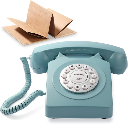 Guest Book Audio Wedding Phone,Record Voice Messages,Retro Guest Book for Wedding or Birthday Party
