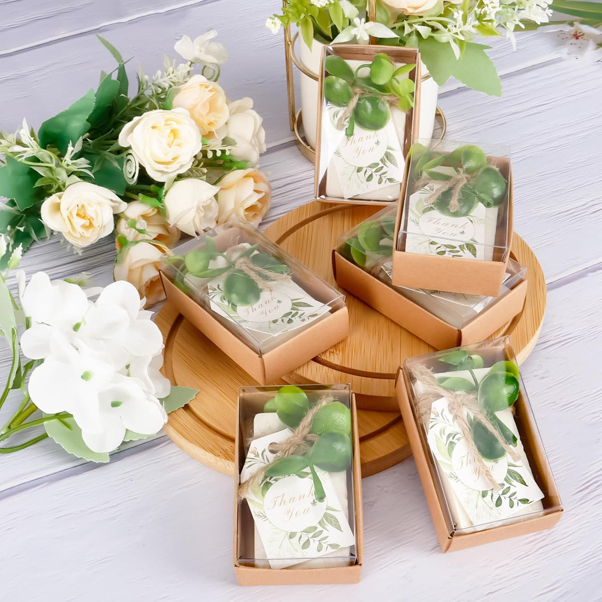 50PCS Handmade Soap Wedding Favor Mini Soap Bars Gifts for Bridal Shower Baby Shower Soap Party